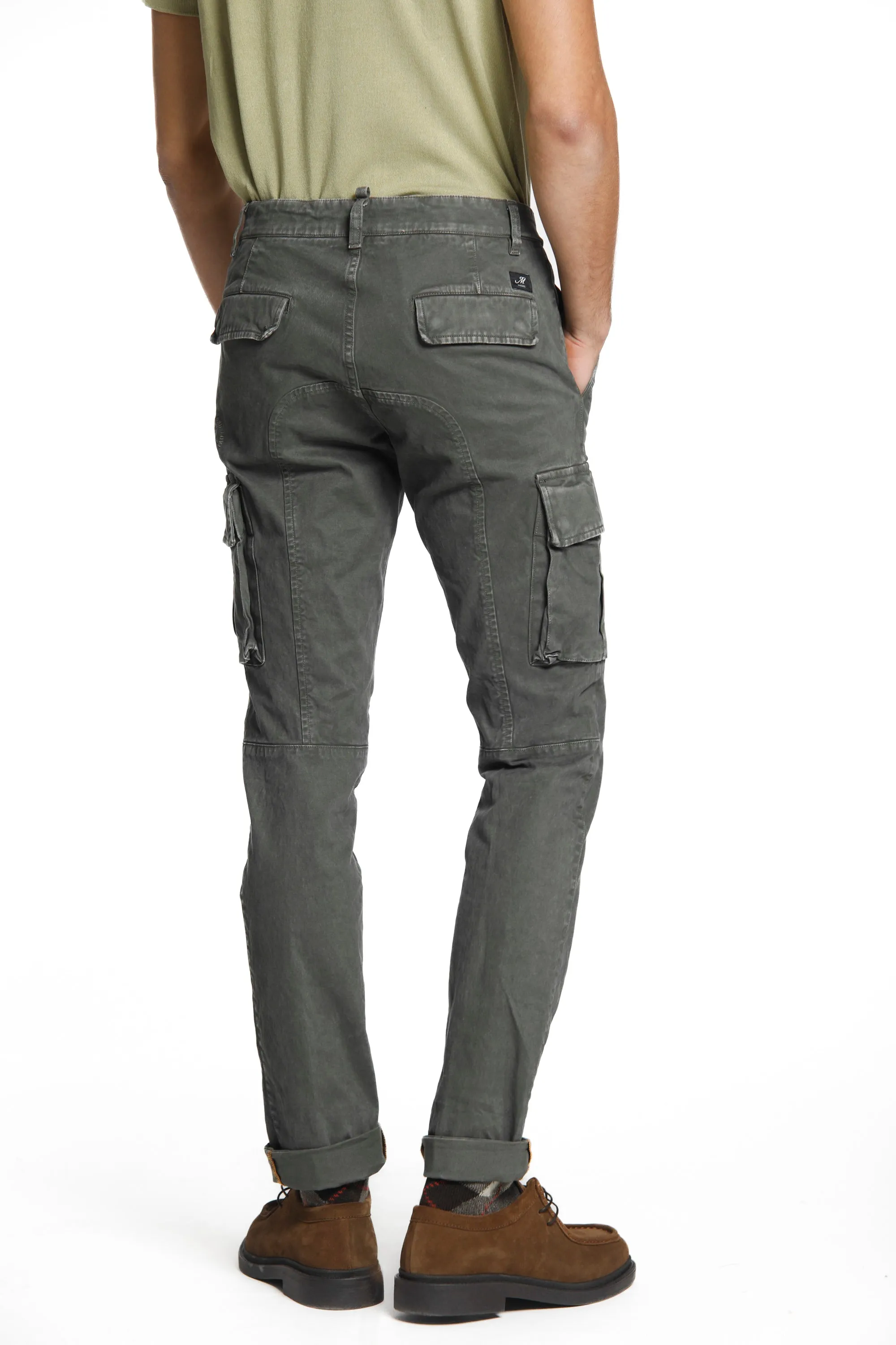 Chile man cargo pant in gabardine extra slim ① sold by Mason's product image thumbnail 4