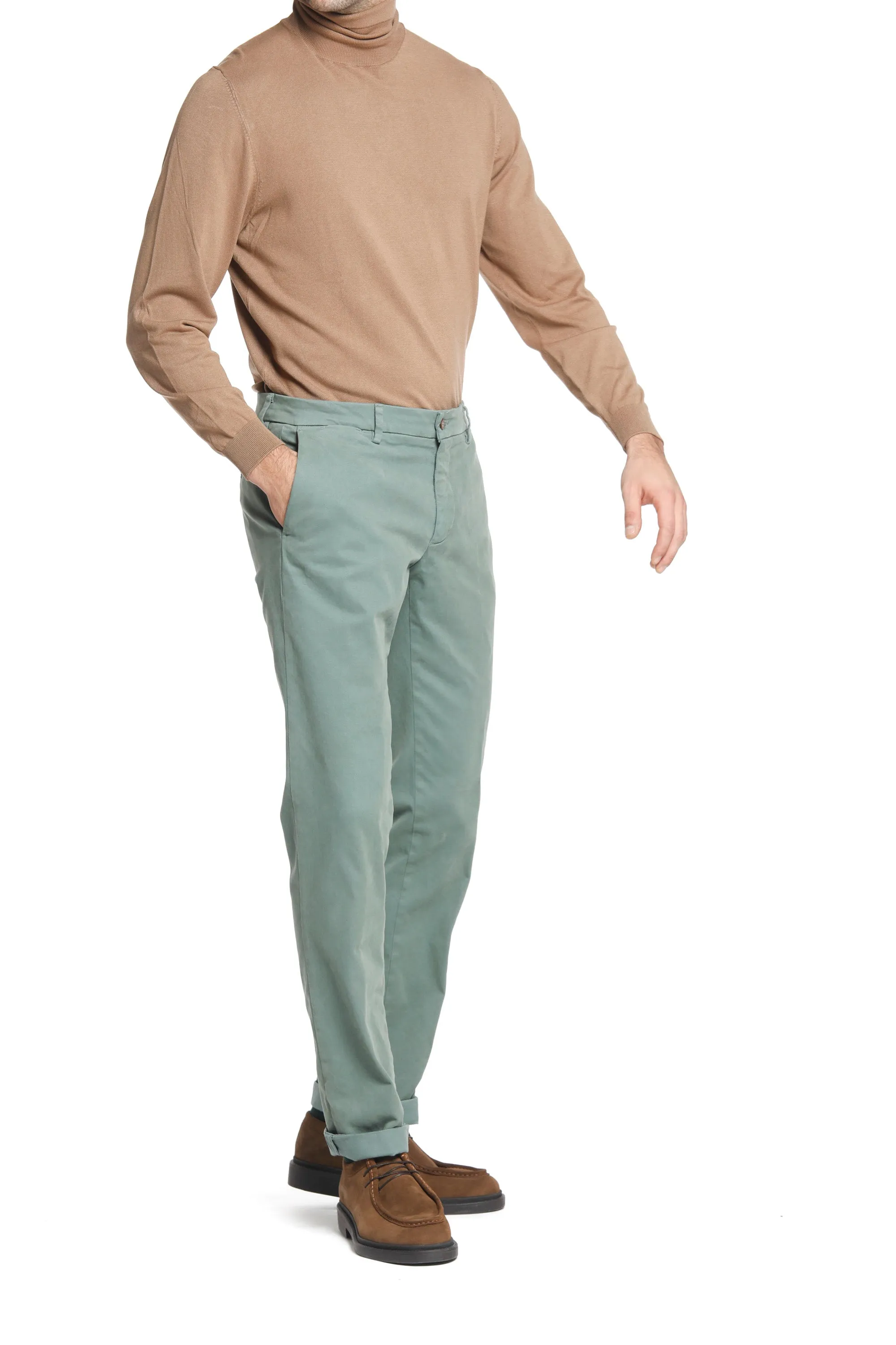 New York man cotton modal chino pants regular ① sold by Mason's product image thumbnail 2