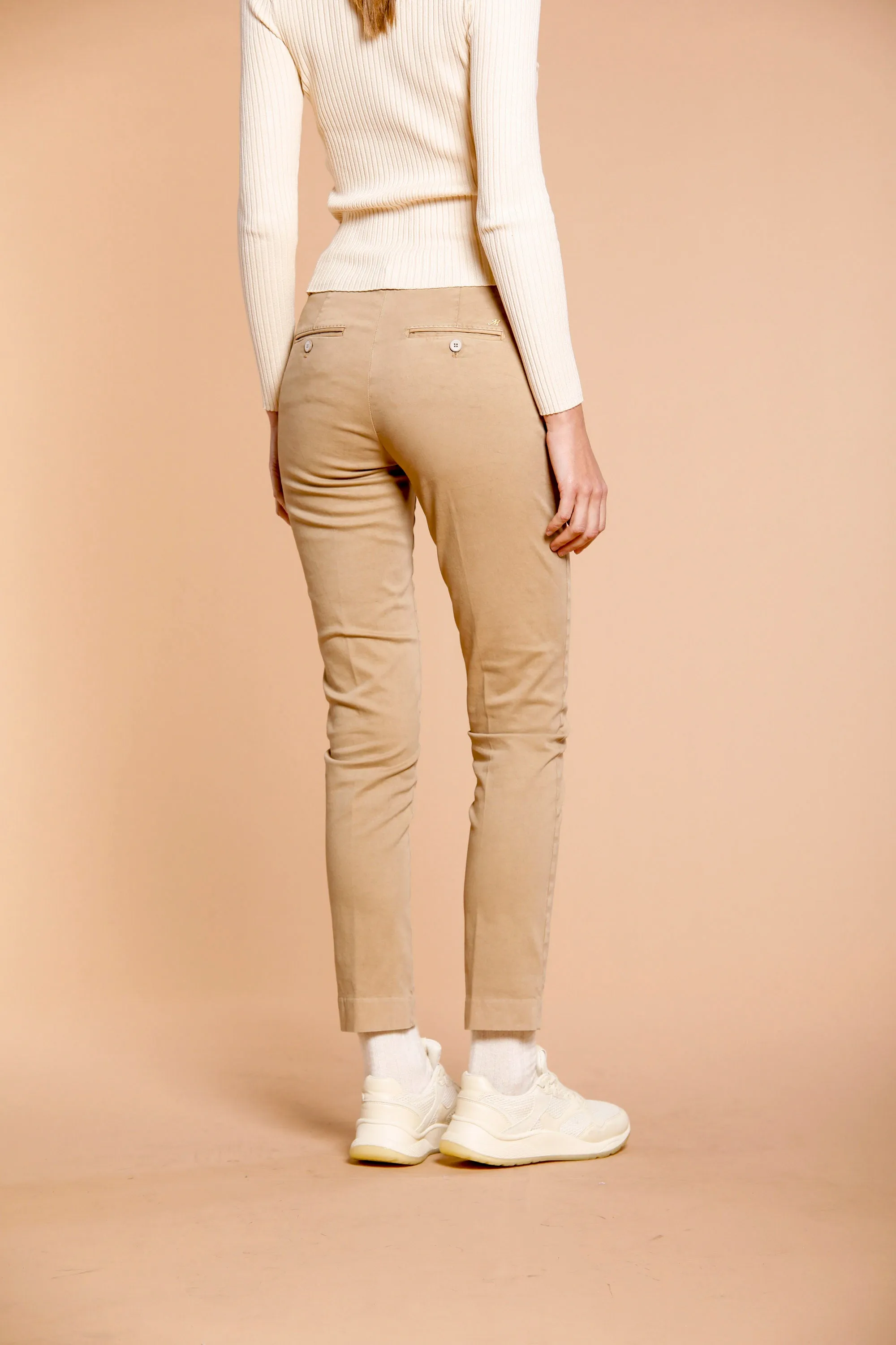 New York Slim woman satin chino pants ① sold by Mason's product image thumbnail 3