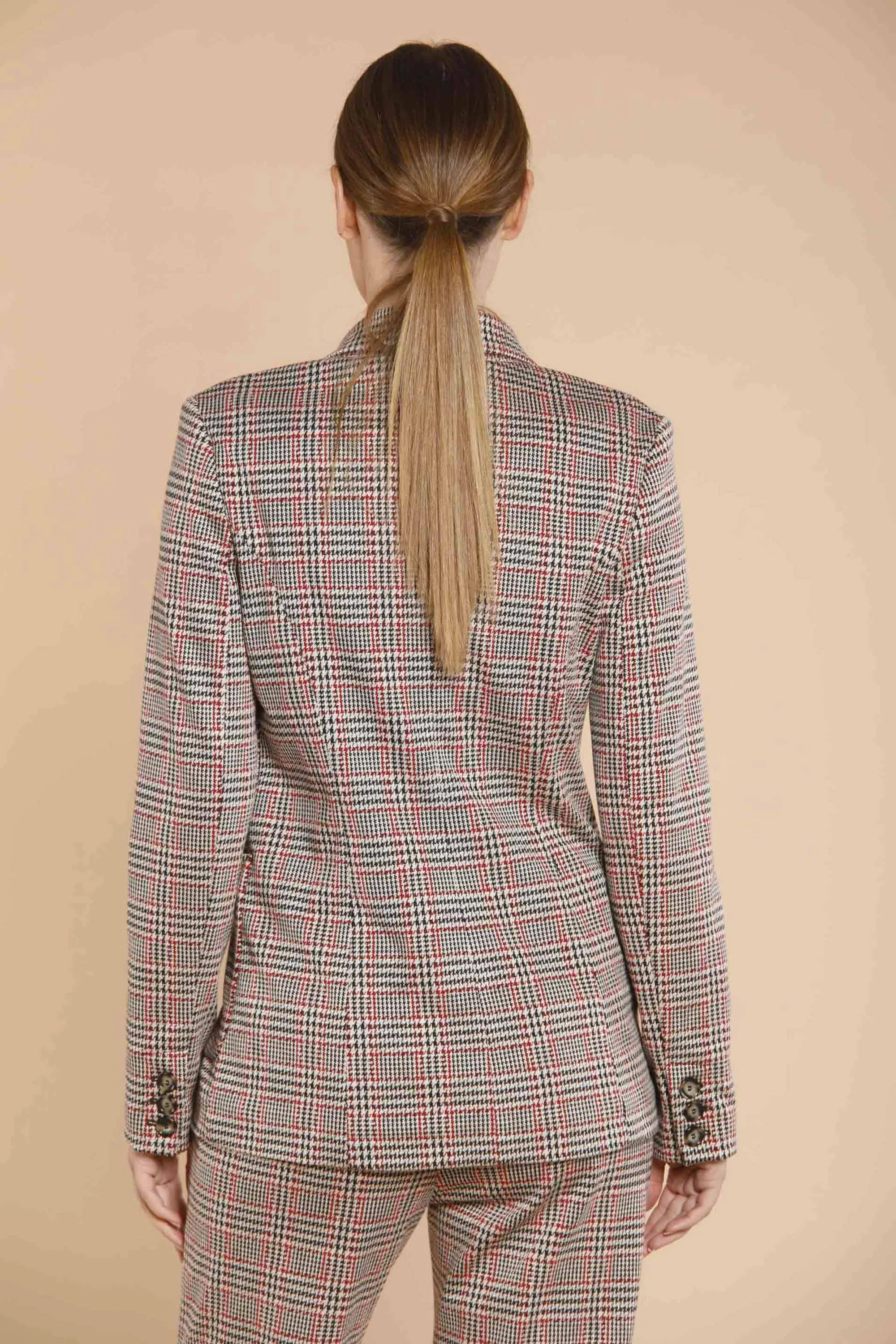 Theresa woman blazer in jersey with wales pattern sold by Mason's product image thumbnail 5