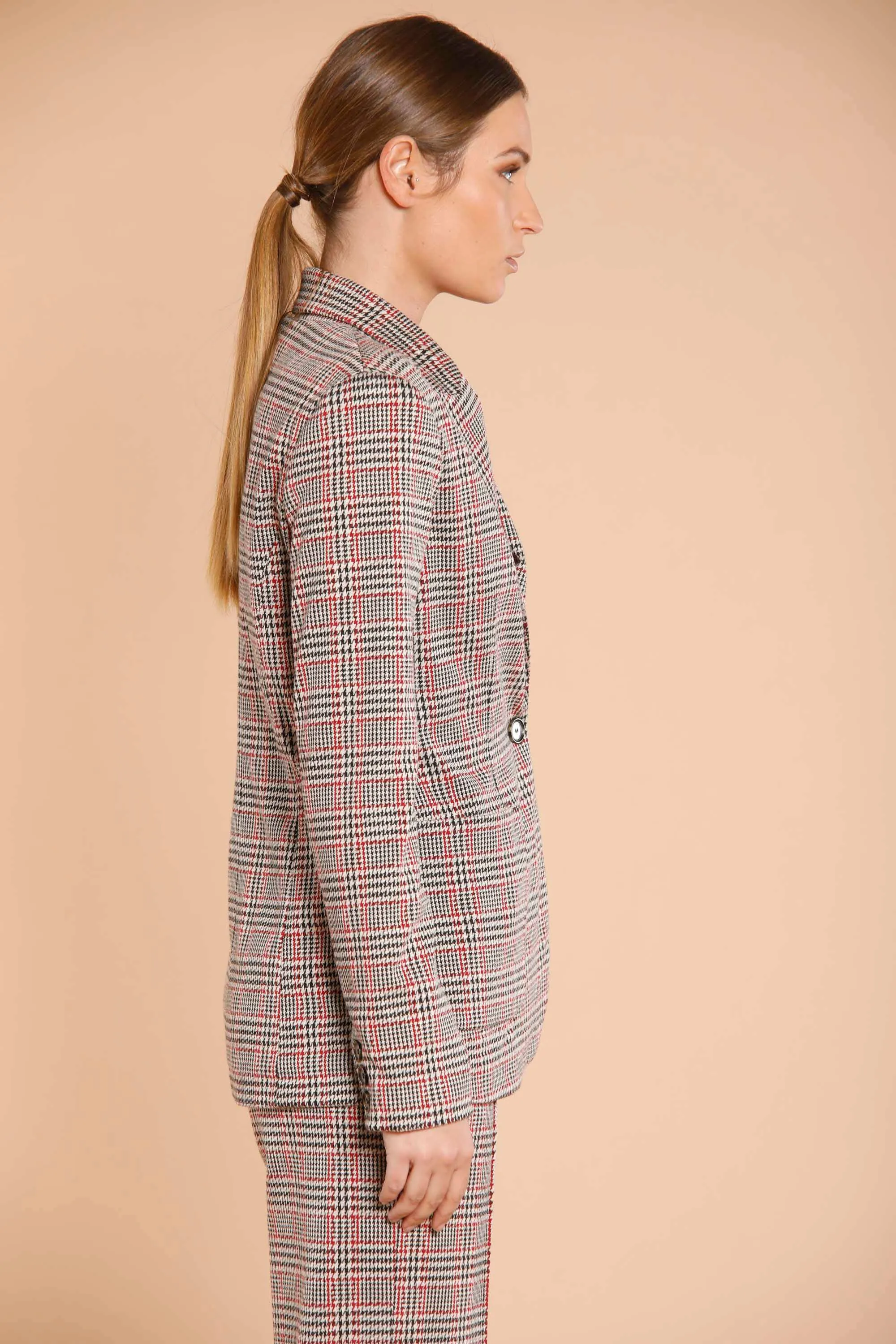 Theresa woman blazer in jersey with wales pattern sold by Mason's product image thumbnail 4