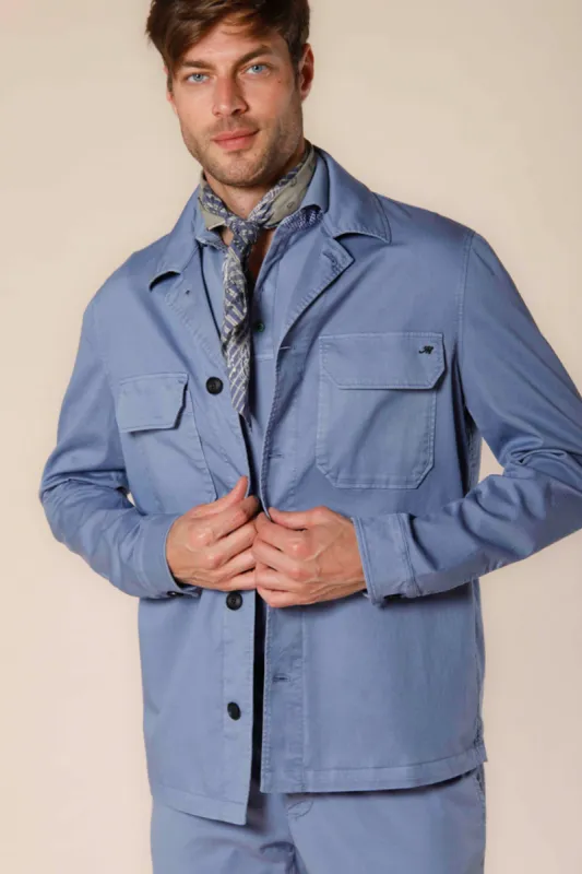 Summer Jacket men's overshirt in cotton and tencel regular sold by Mason's