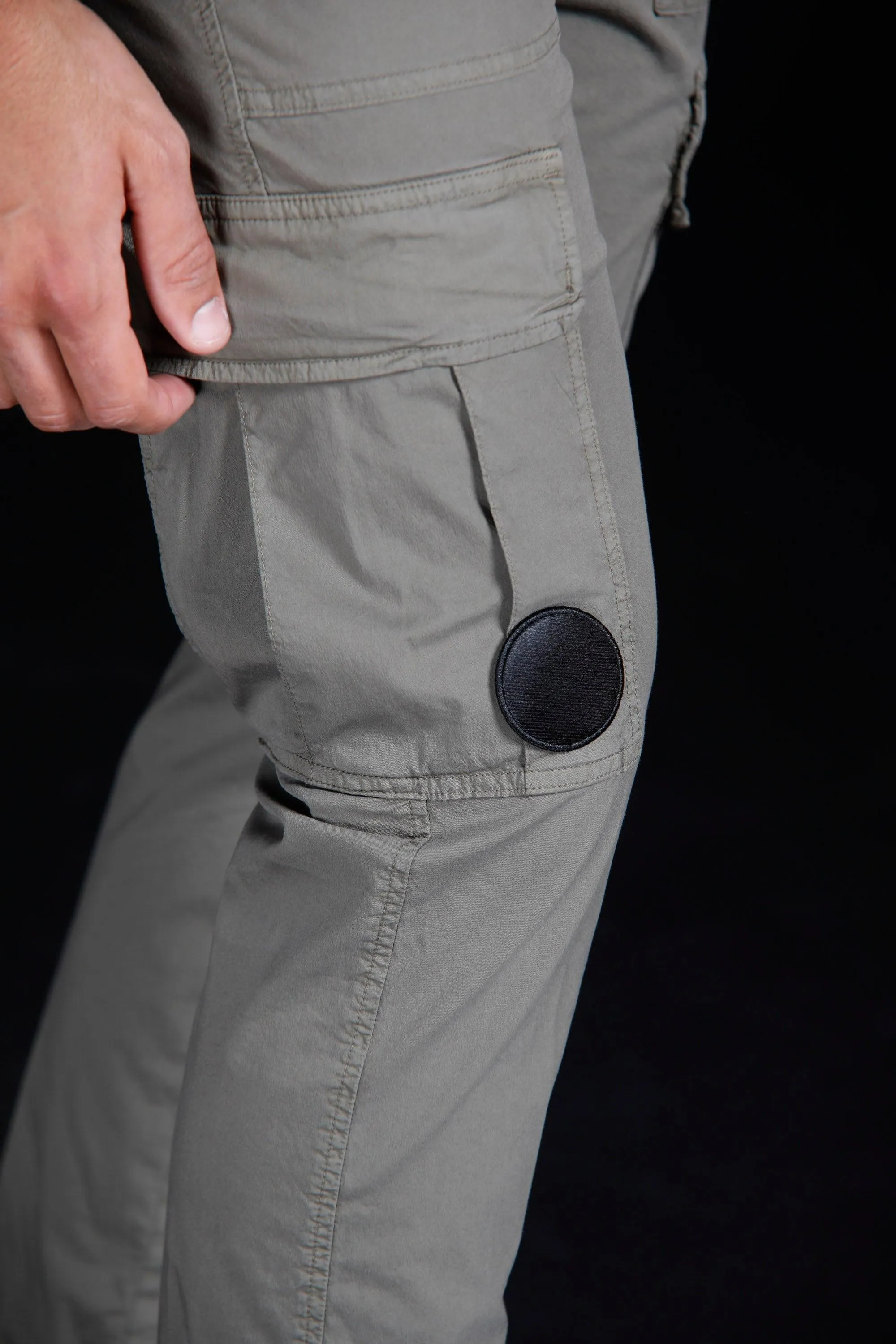 Rio de Janeiro man cargo pants in stretch nylon and gabardine Logo edition carrot fit sold by Mason's product image thumbnail 2