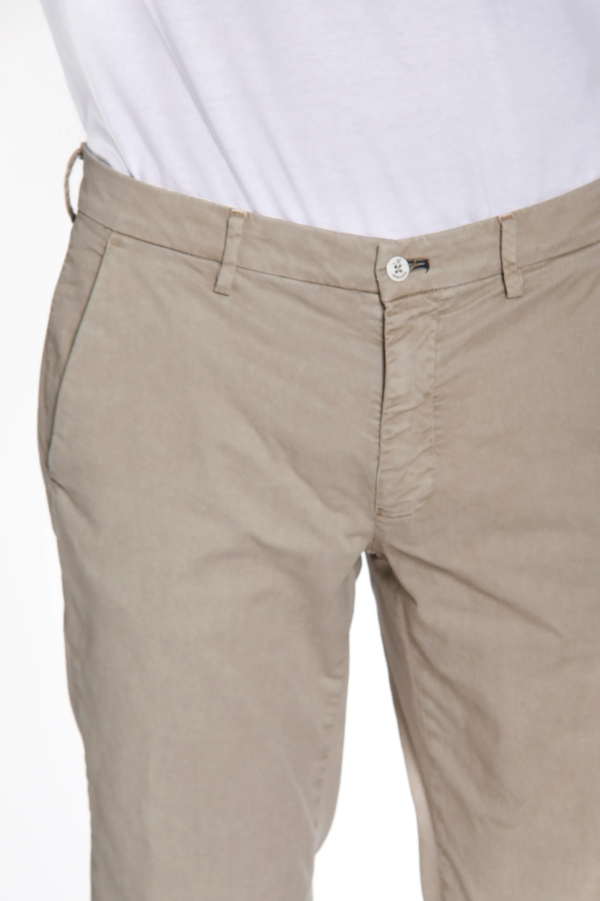 Torino Summer Color man chino pants in cotton and tencel slim sold by Mason's product image thumbnail 2