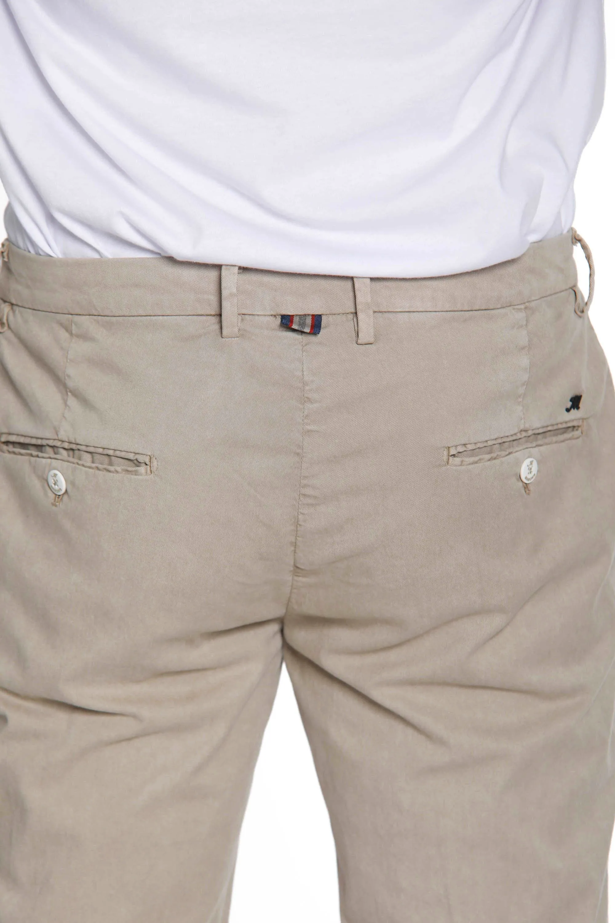 Torino Summer Color man chino pants in cotton and tencel slim sold by Mason's product image thumbnail 5