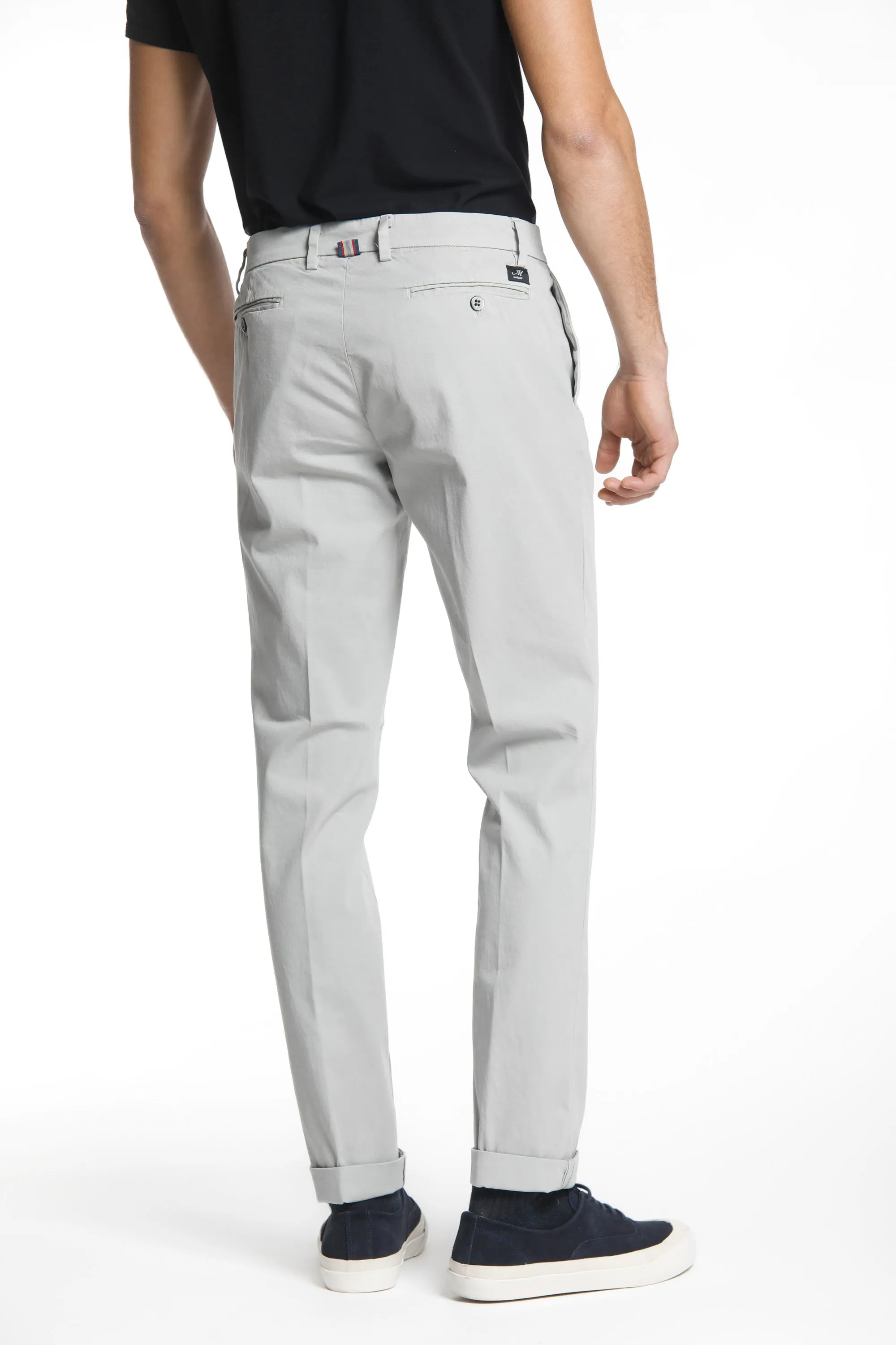 New York man chino pants in stretch satin regular sold by Mason's product image thumbnail 3