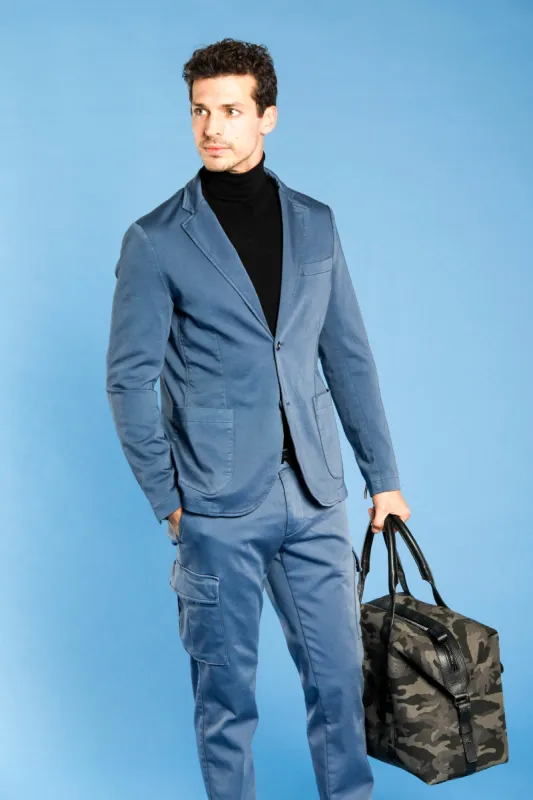 Da Vinci Travel man blazer in active jersey sold by Mason's