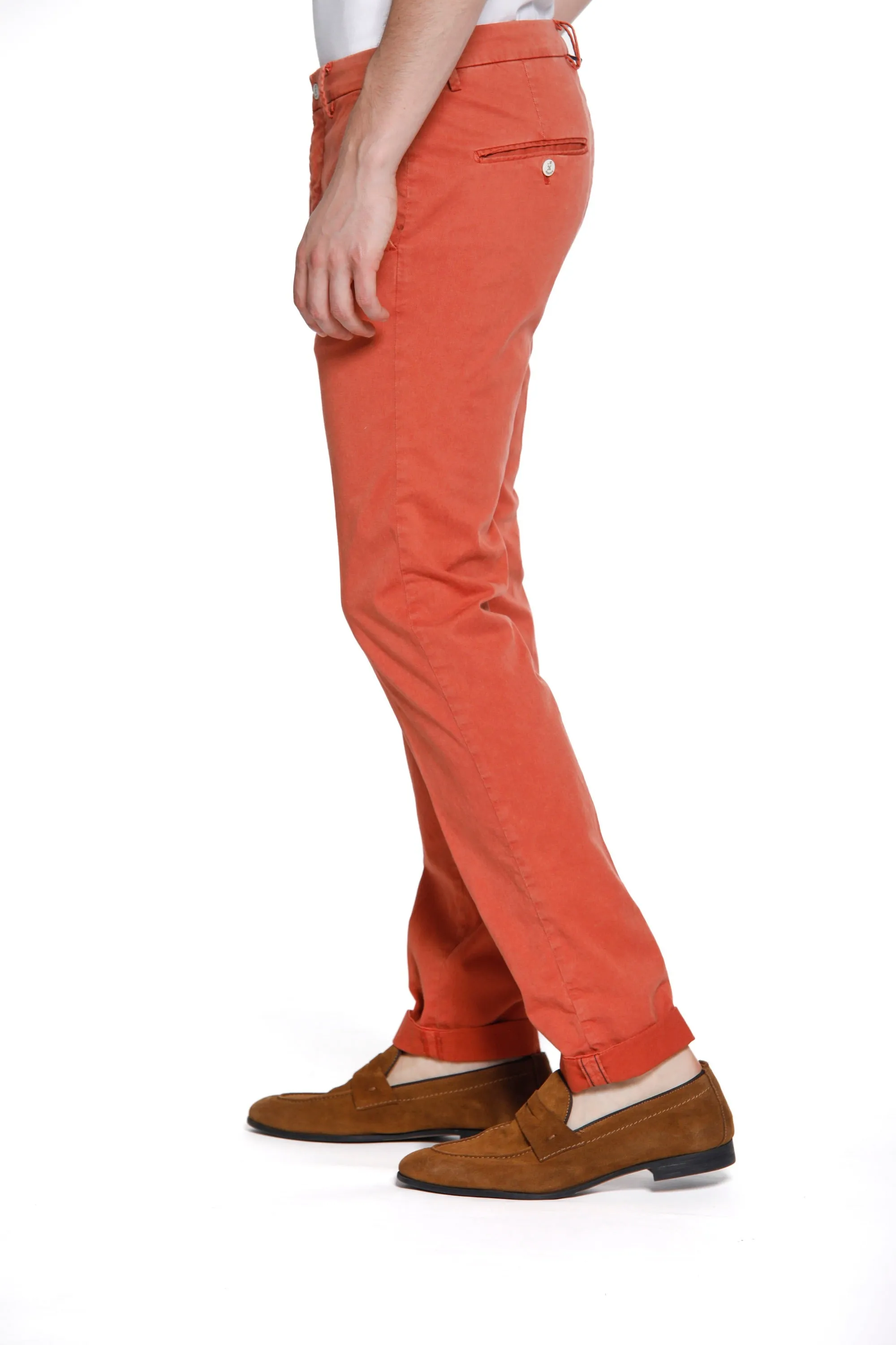 Torino Summer Color man chino pants in cotton and tencel slim sold by Mason's product image thumbnail 4