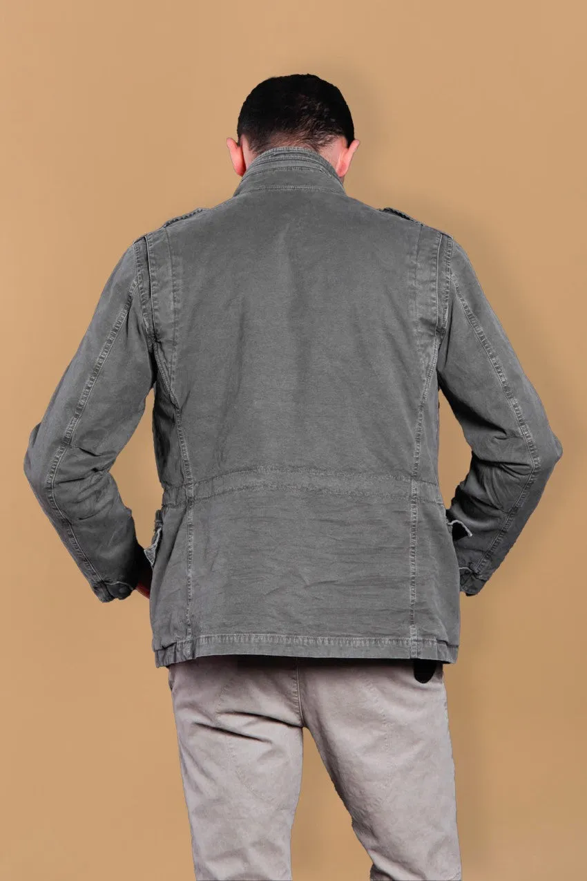 Field Jacket M74 men's in stretch cotton slim fit sold by Mason's product image thumbnail 2