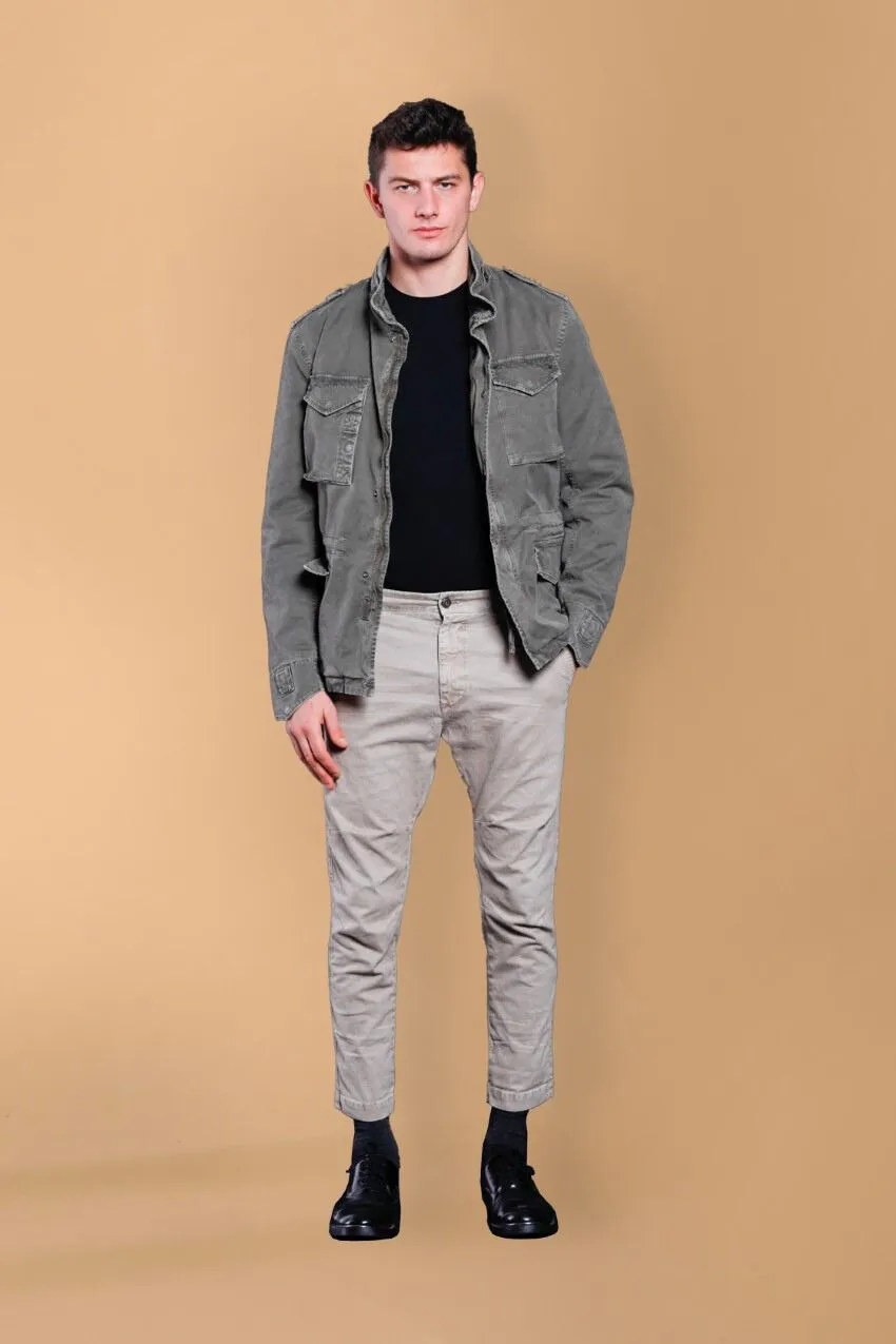 Field Jacket M74 men's in stretch cotton slim fit sold by Mason's product image thumbnail 3