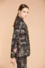 Theresa woman jersey blazer with square and camouflage pattern sold by Mason's