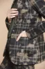 Theresa woman jersey blazer with square and camouflage pattern sold by Mason's