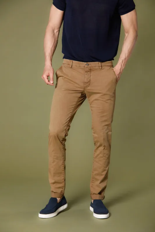 Milano Style Essential men's chino pants in stretch twill extra slim sold by Mason's