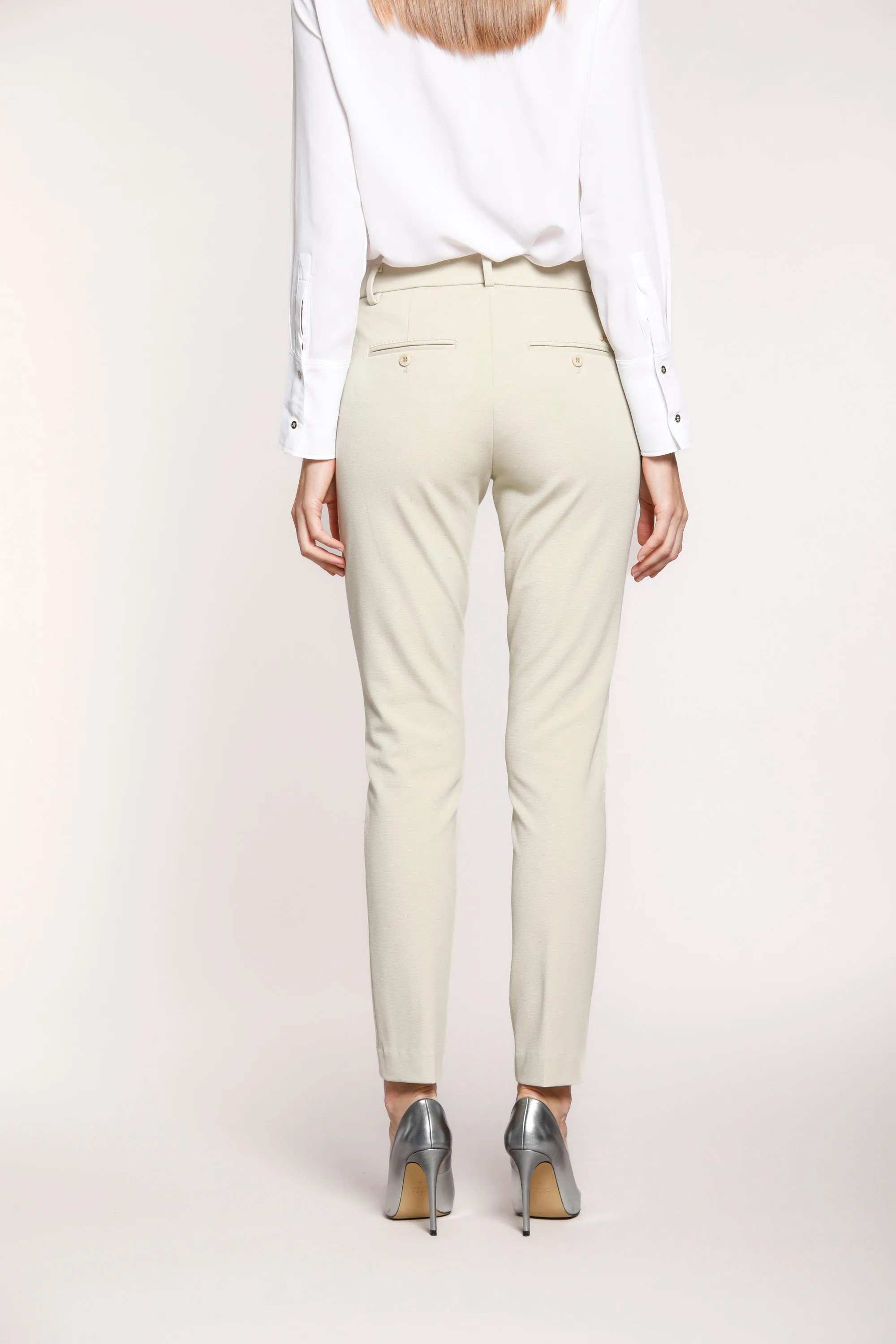 New York Slim woman technical jersey chino pants ① sold by Mason's product image thumbnail 3