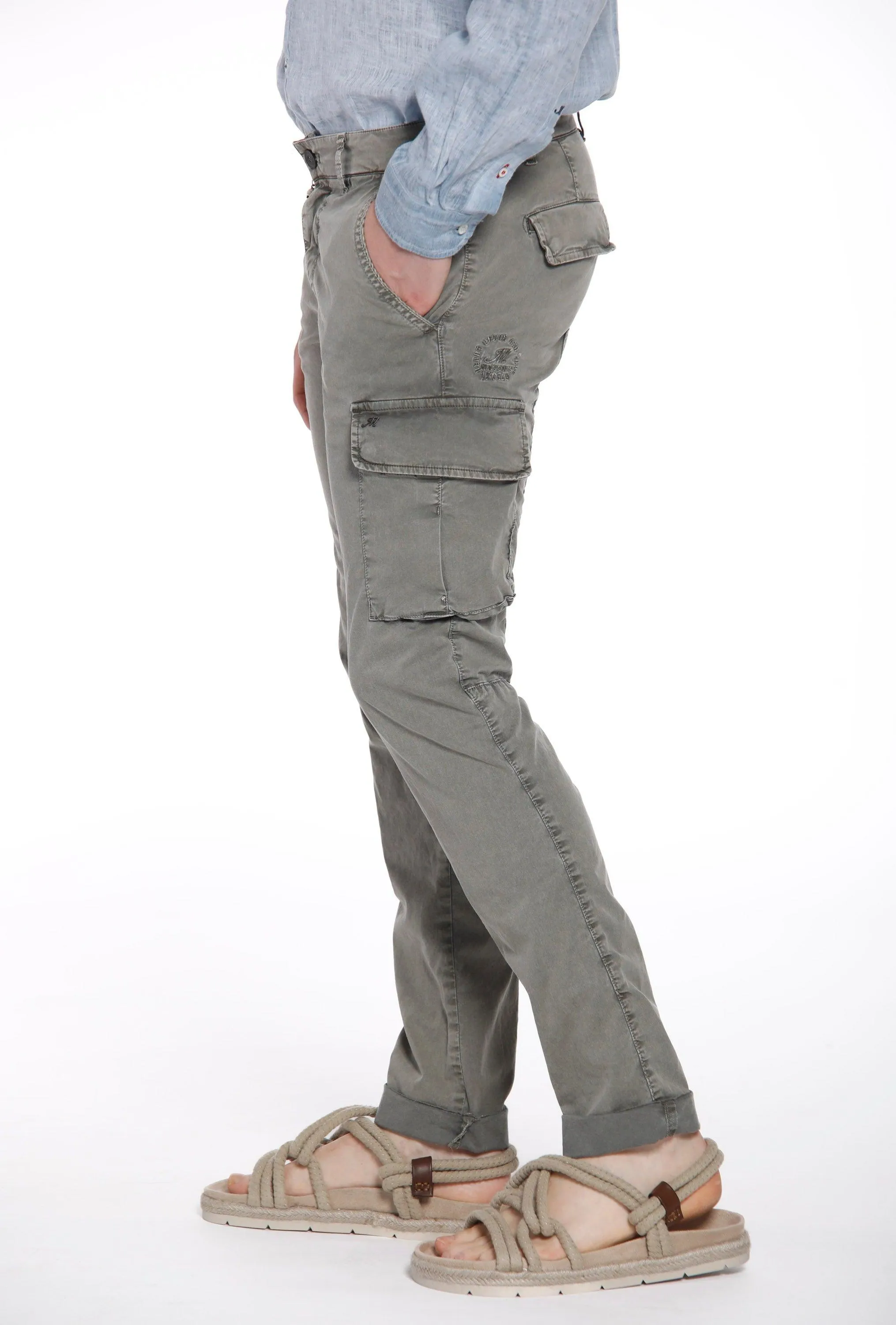 Chile man cargo pants in stretch cotton icon washing extra slim sold by Mason's product image thumbnail 3