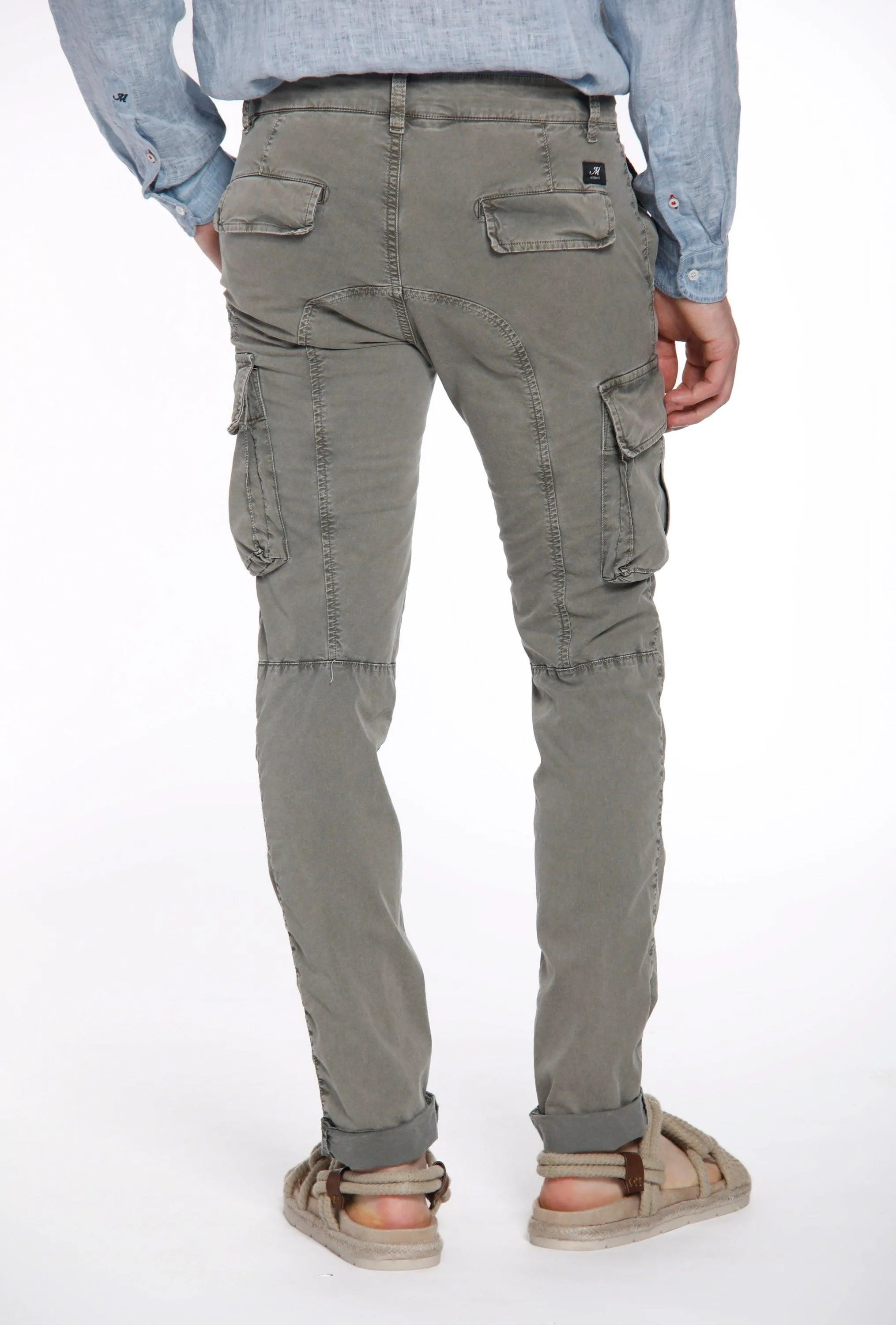 Chile man cargo pants in stretch cotton icon washing extra slim sold by Mason's product image thumbnail 5