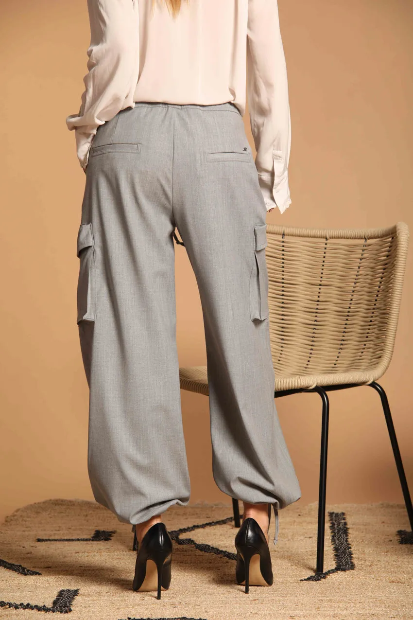 Francis women's cargo pants in wool cloth relaxed fit sold by Mason's product image thumbnail 4