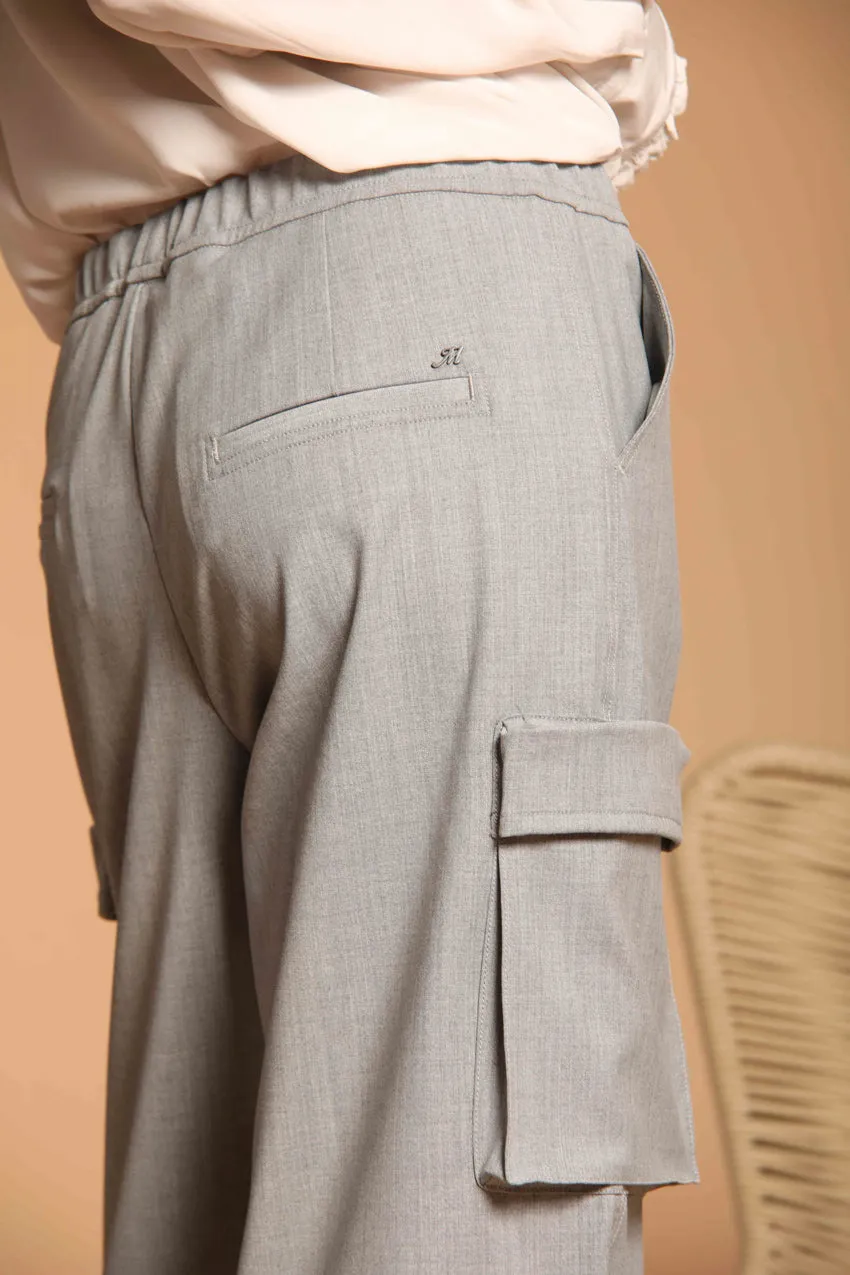 Francis women's cargo pants in wool cloth relaxed fit sold by Mason's product image thumbnail 3