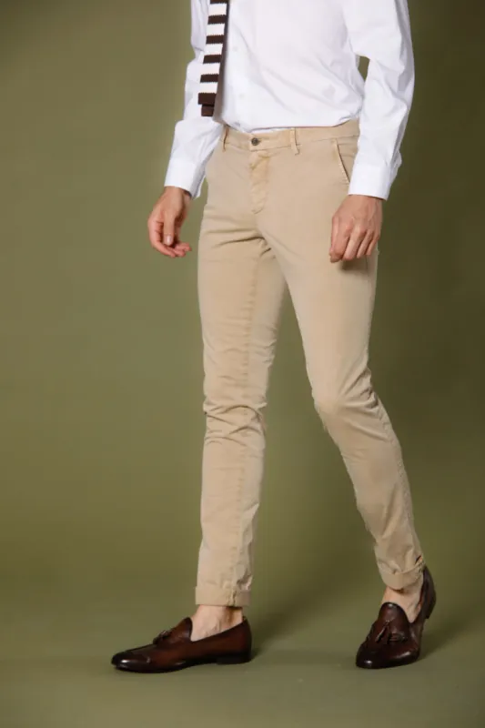 Milano Style Essential men's chino pants in stretch twill extra slim sold by Mason's