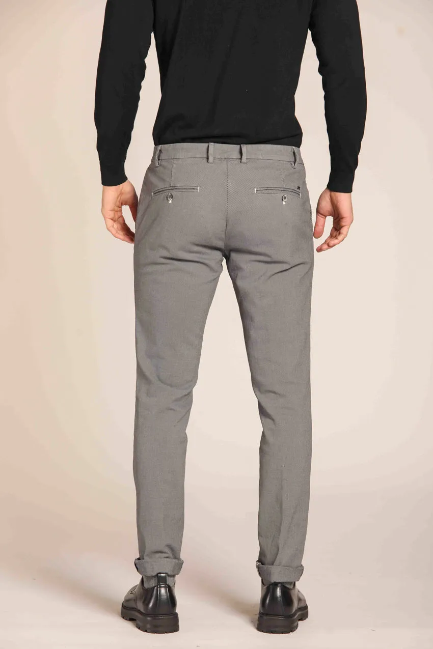 Milano men's chino pants with partridge eye pattern Extra Slim Fit sold by Mason's product image thumbnail 5