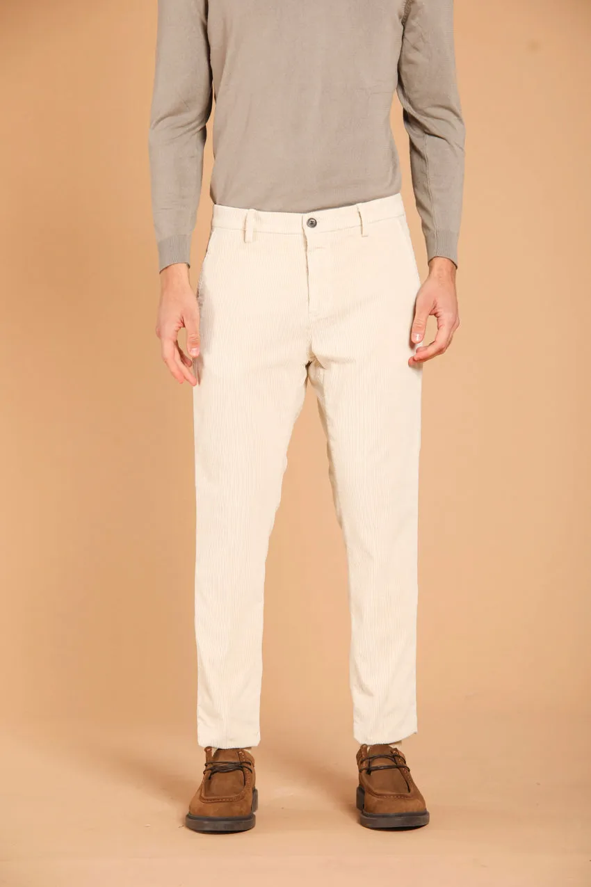 Osaka men's chino pants in velvet 500 stripes carrot fit sold by Mason's product image thumbnail 5