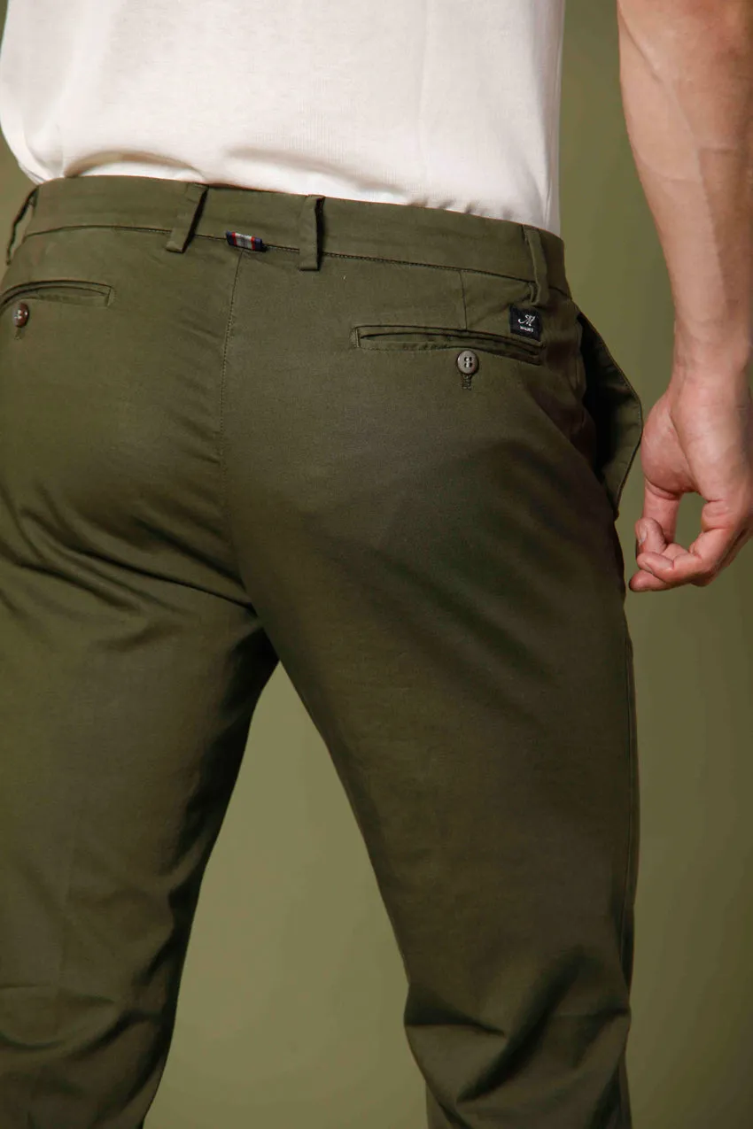 New York men's chino pants in stretch satin regular ① sold by Mason's product image thumbnail 3