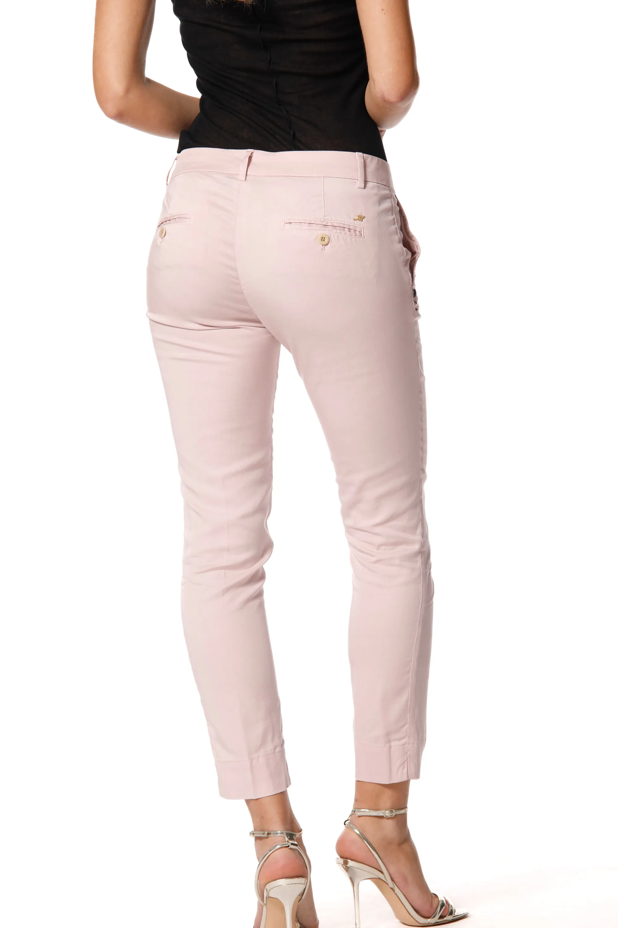 Jaqueline Capri woman chino pants in tencel curvy ① sold by Mason's product image thumbnail 5