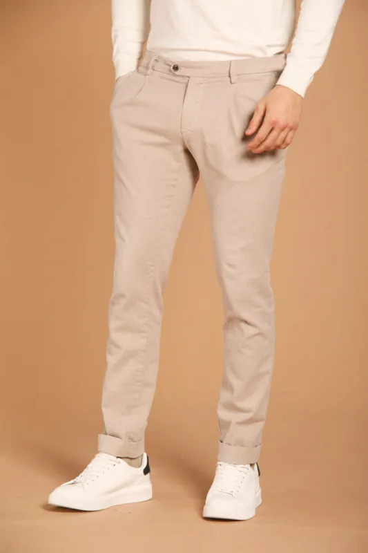 Genova Style men's chino pants in cotton stretch regular fit  sold by Mason's