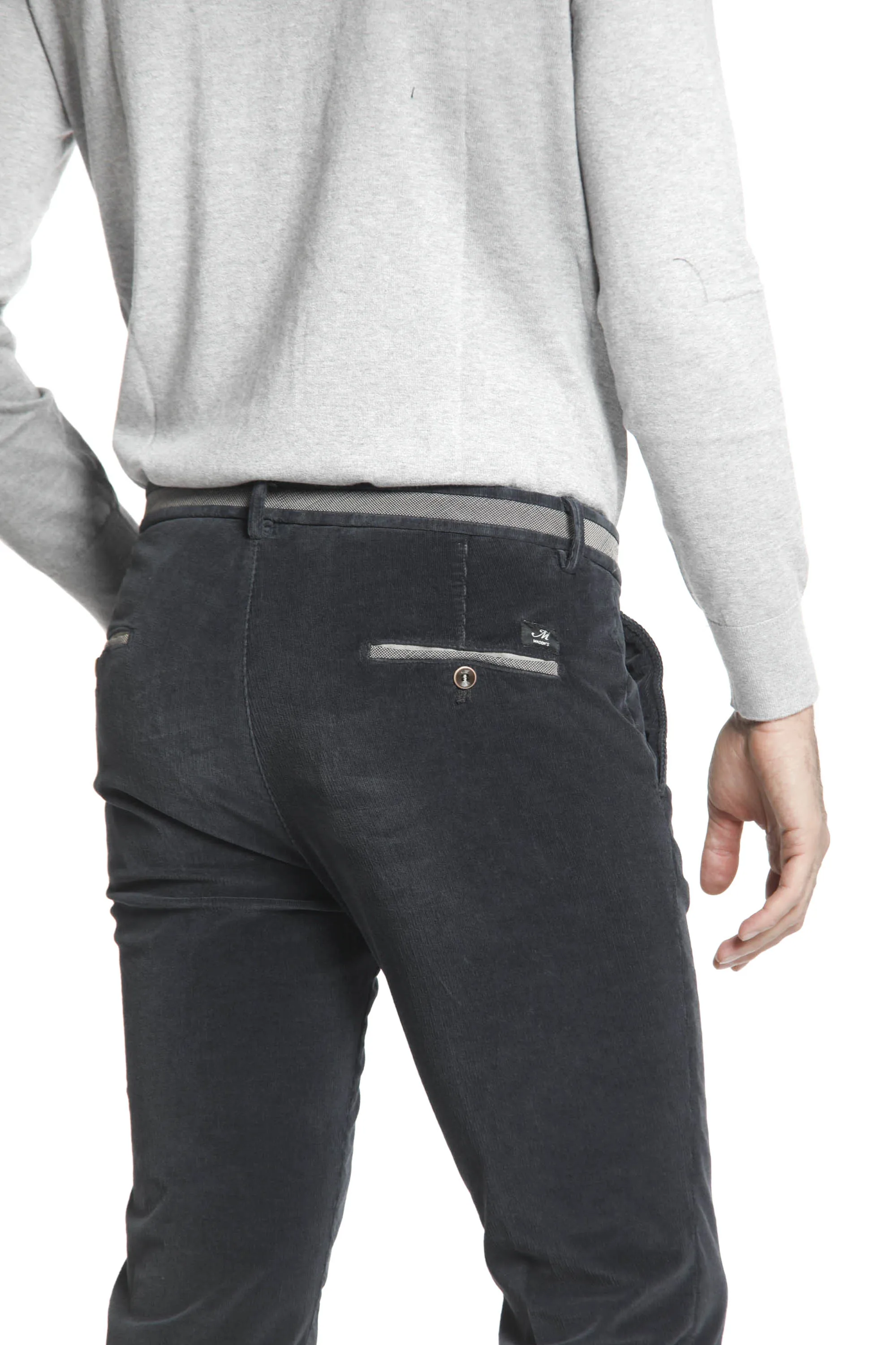 Torino University man 1500 velvet striped chino pants slim sold by Mason's product image thumbnail 5