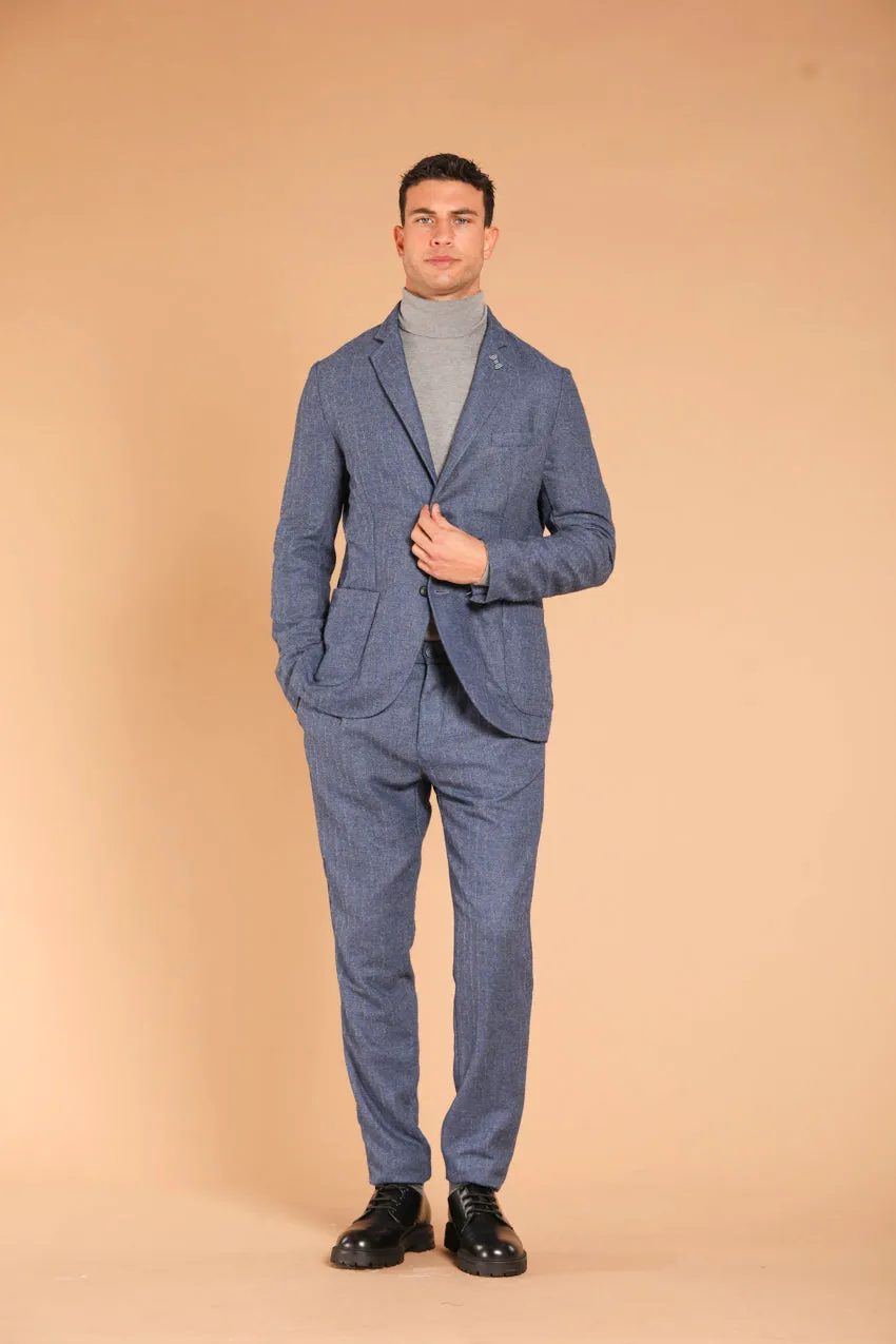 Da Vinci men's blazer in pinstripe effect flannel regular fit sold by Mason's product image thumbnail 2