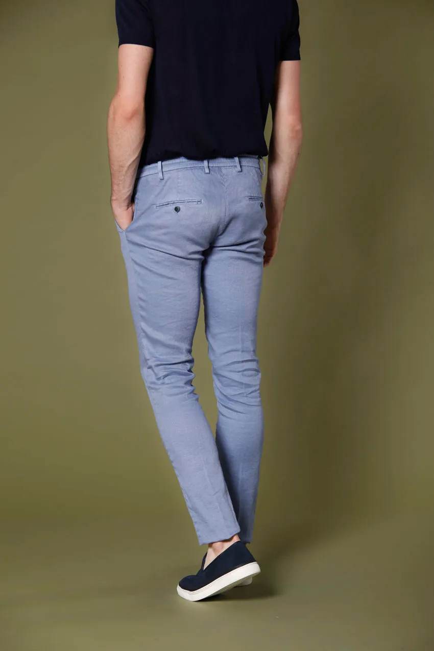 Milano Jogger men's chino jogger in cotton and linen extra slim sold by Mason's product image thumbnail 4