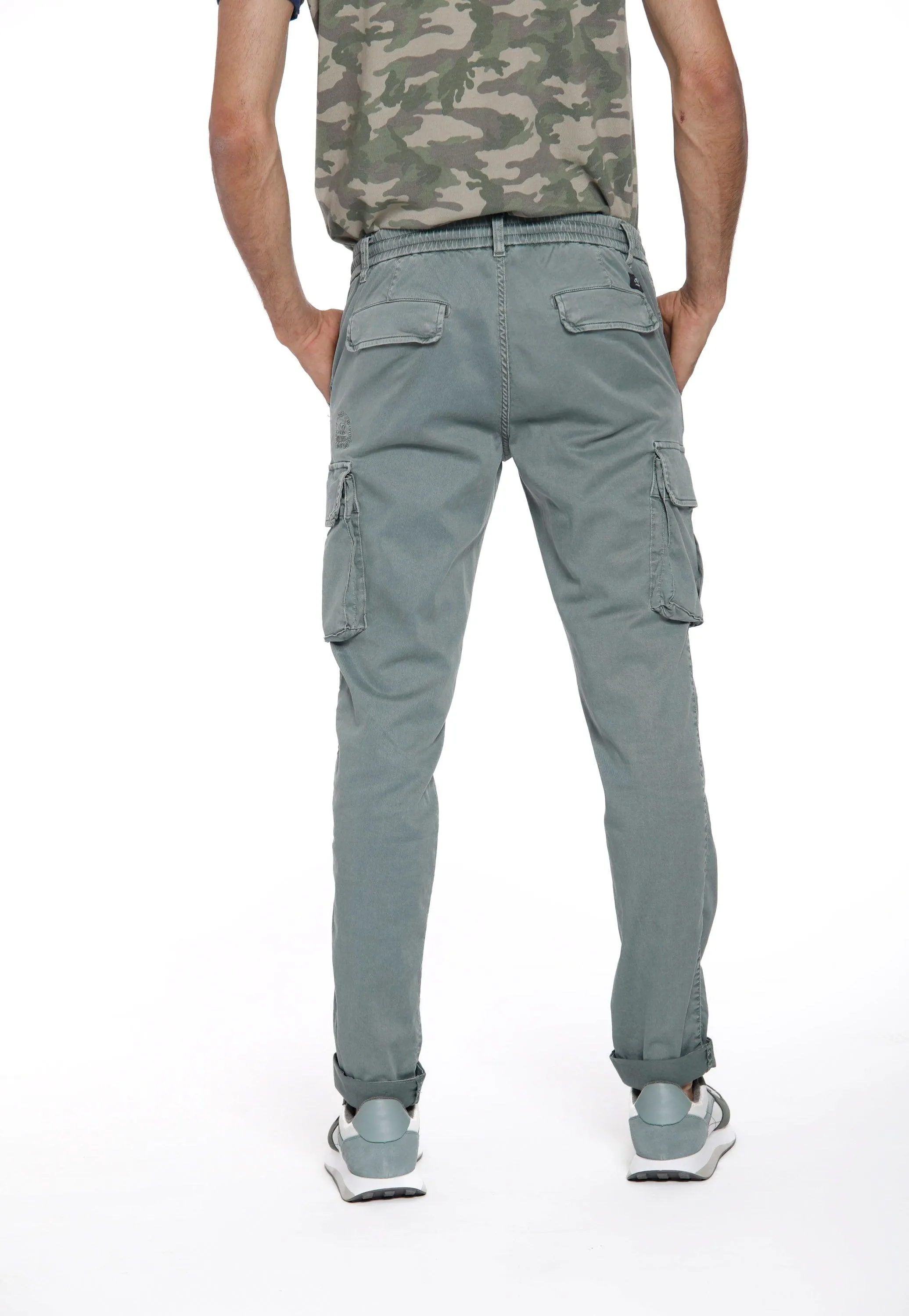 Chile Jogger man cargo pants in cotton and tencel extra slim sold by Mason's product image thumbnail 5