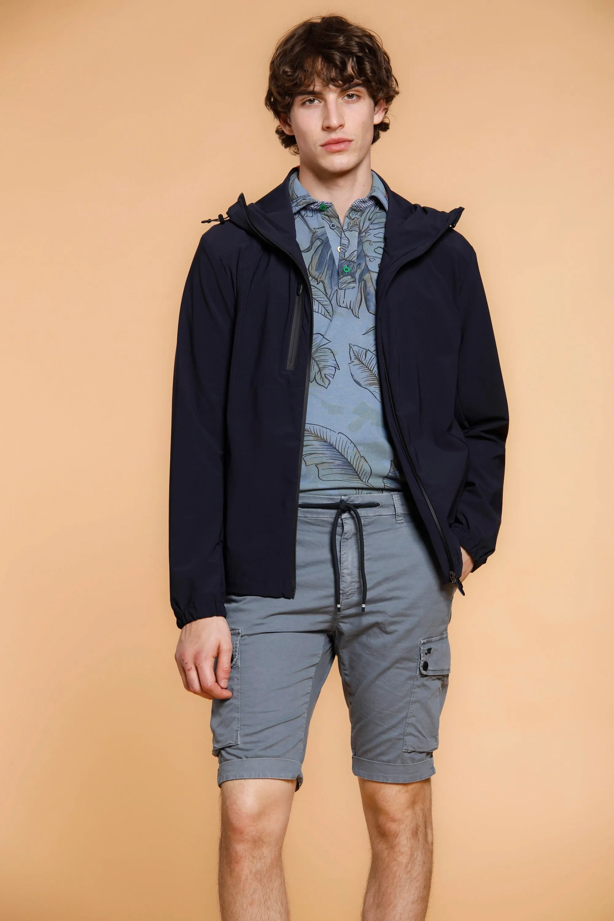 Chile Athleisure man cargo bermuda in stretch gabardine regular sold by Mason's product image thumbnail 5