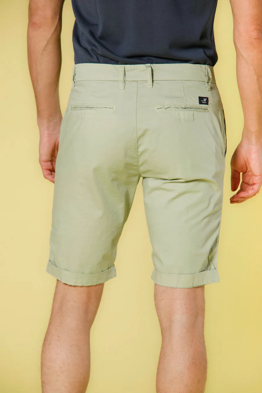 London men's chino bermuda in stretch gabardine regular fit ① sold by Mason's product image thumbnail 3