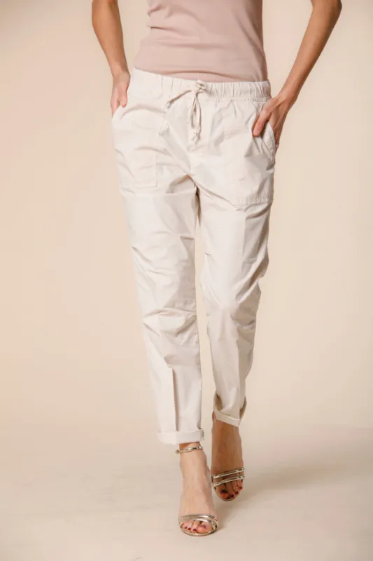 Fatique Jogger women's cargo jogger pants in parachute fabric relaxed sold by Mason's