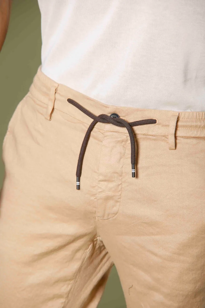 Milano Jogger men's chino jogger in cotton and linen extra slim sold by Mason's product image thumbnail 3