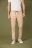 Milano Jogger men's chino jogger in cotton and linen extra slim sold by Mason's