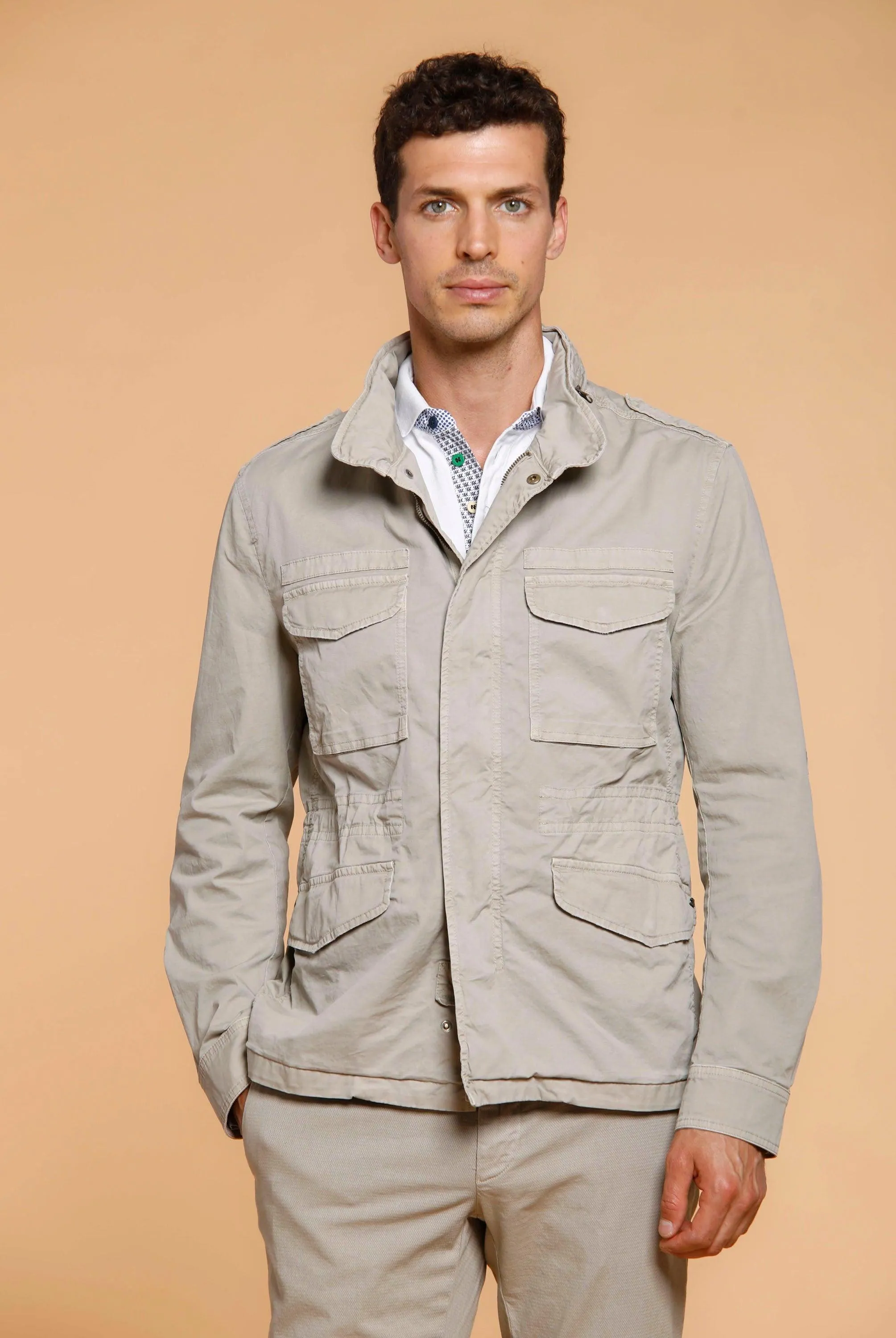 M74 Jacket man stretch cotton twill jacket sold by Mason's product image thumbnail 3