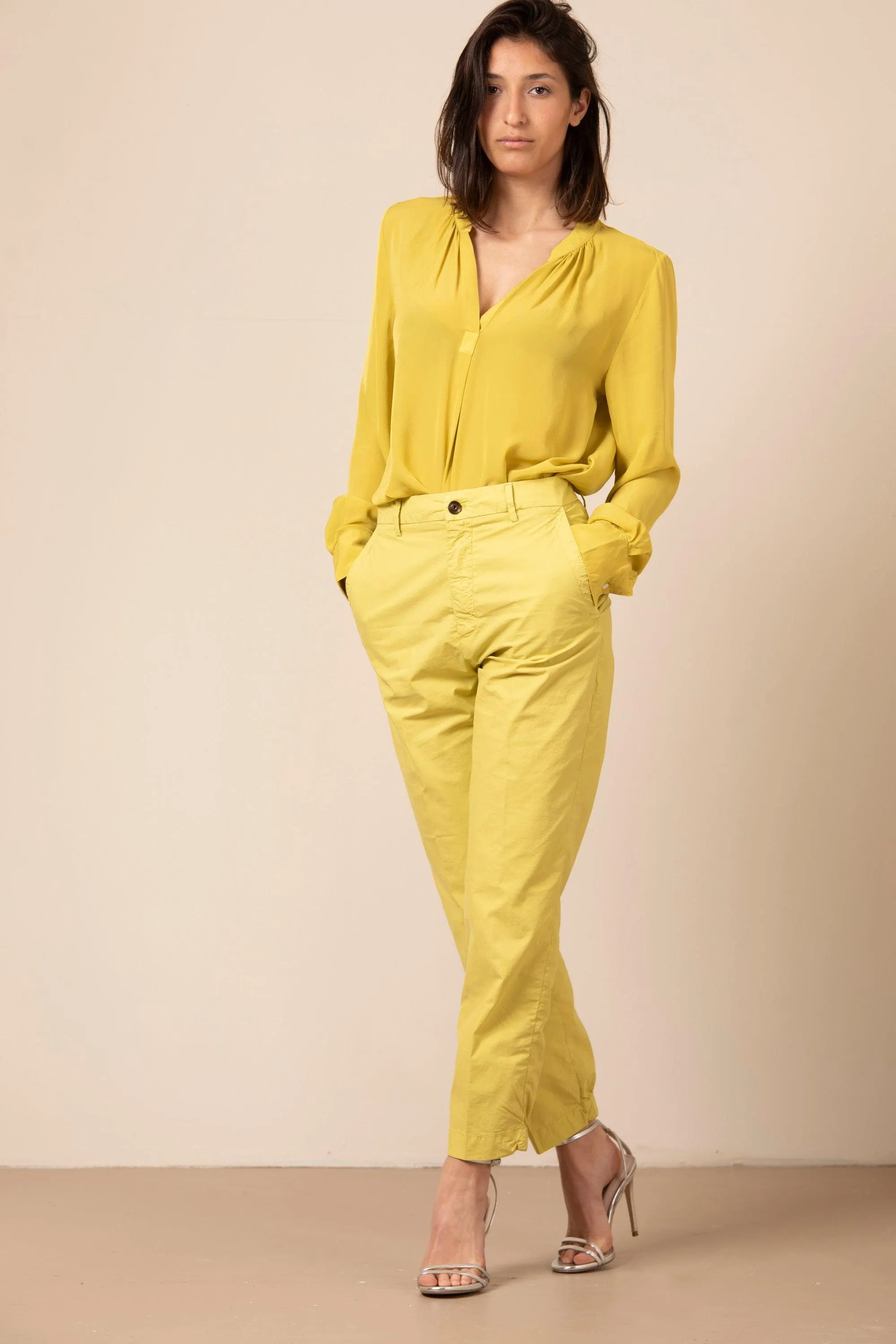 Adele woman shirt in viscose with long sleeves sold by Mason's product image thumbnail 3