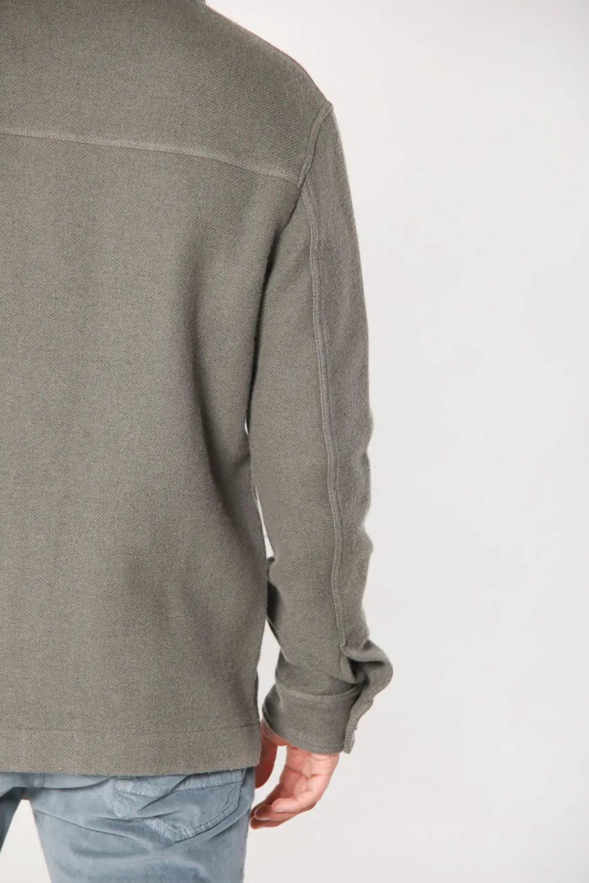 Steve man wool cloth overshirt with pockets sold by Mason's product image thumbnail 3