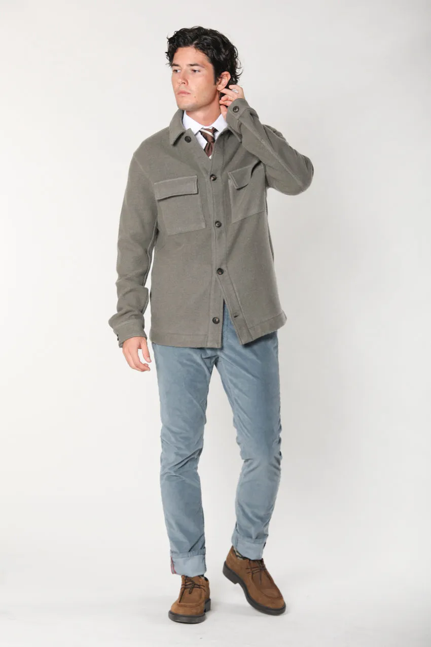 Steve man wool cloth overshirt with pockets sold by Mason's product image thumbnail 2