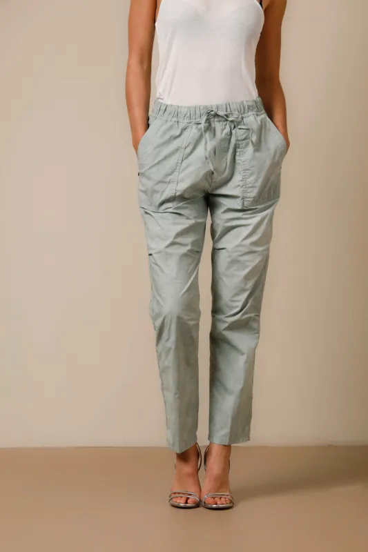 Fatigue Jogger woman chino pants in parachute canvas icon washes relaxed sold by Mason's