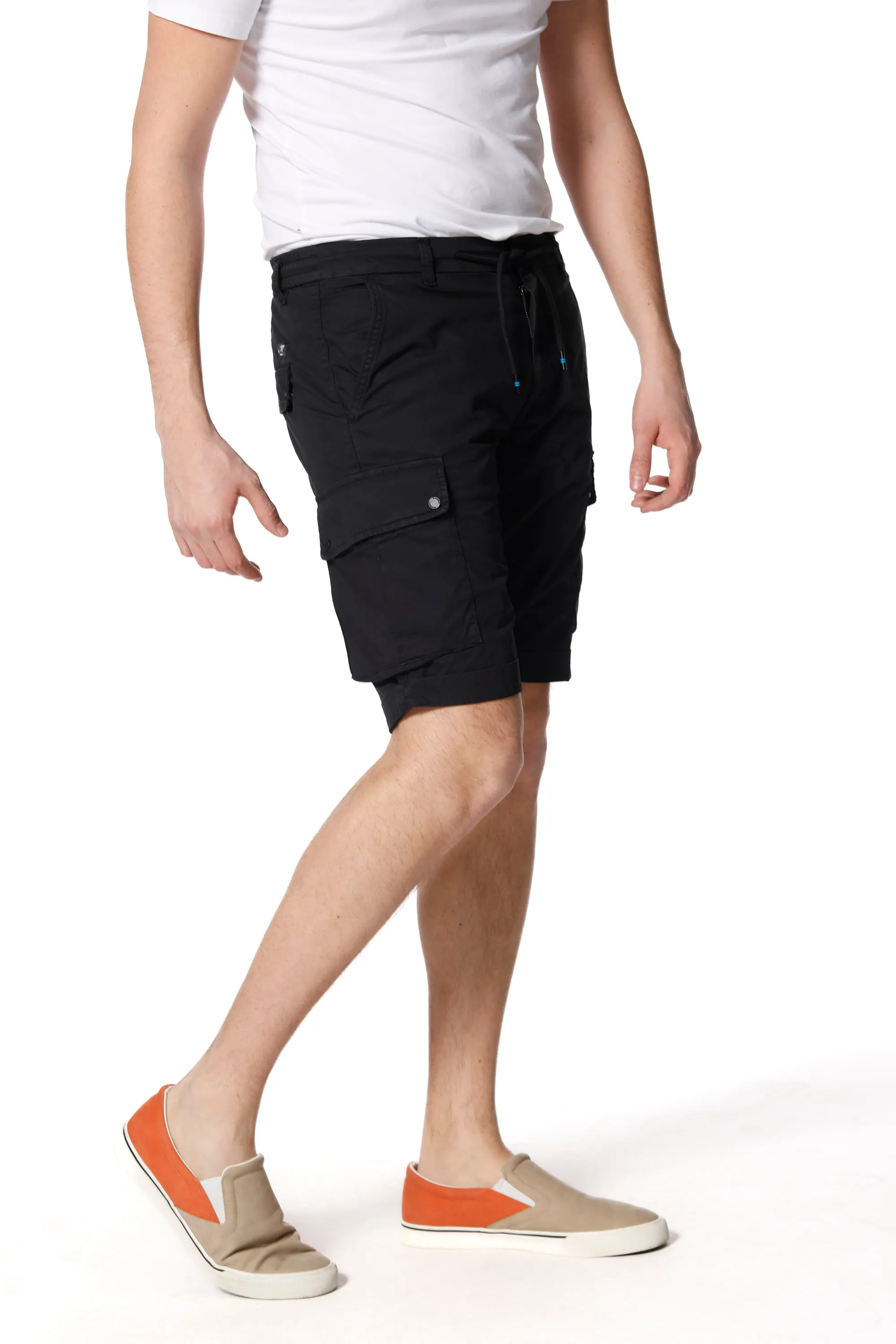 Chile Athleisure man cargo bermuda in stretch gabardine regular sold by Mason's product image thumbnail 2