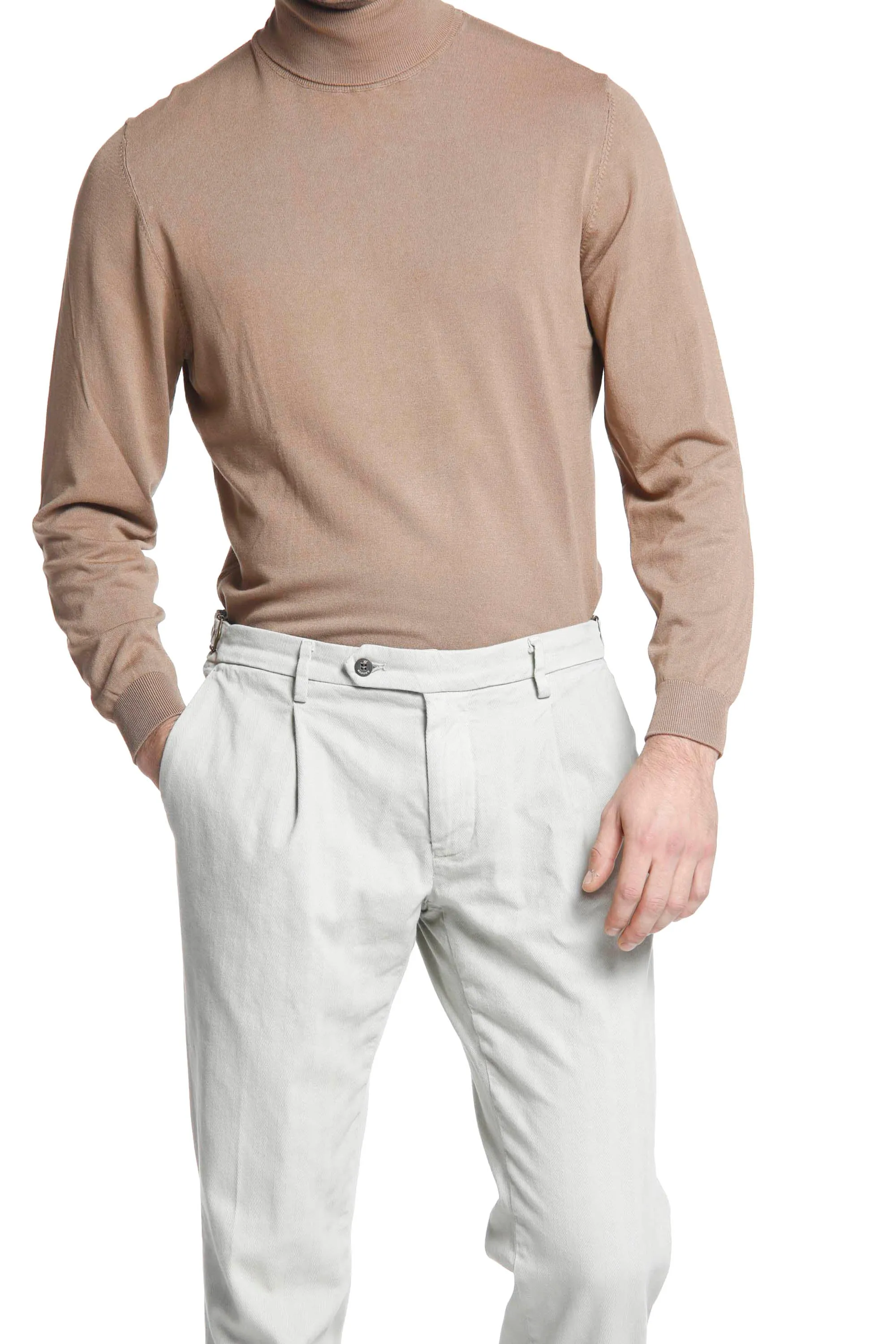 Genova Style man chino pants with resca weave regular sold by Mason's product image thumbnail 2
