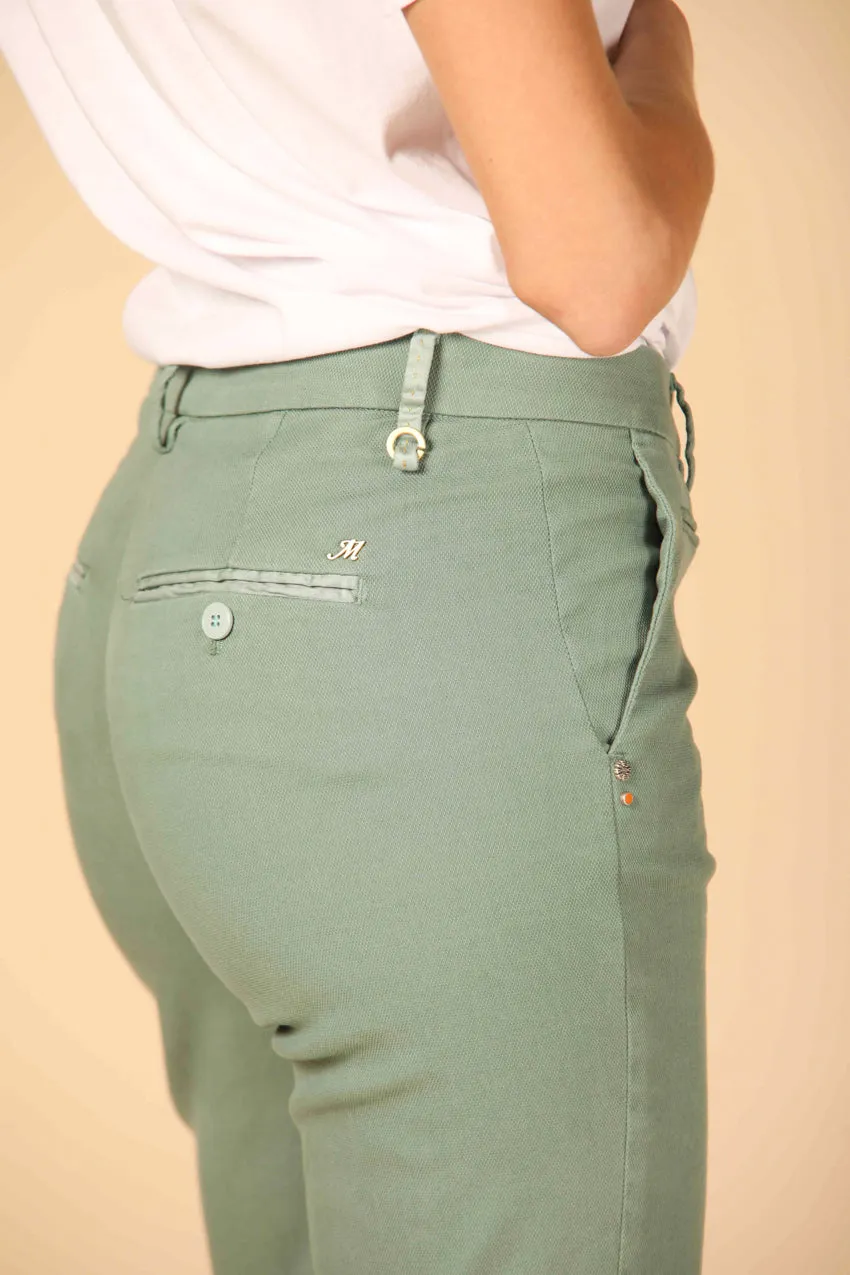 New York Trumpet women's chino pants in cotton and tencel piquet slim sold by Mason's product image thumbnail 4