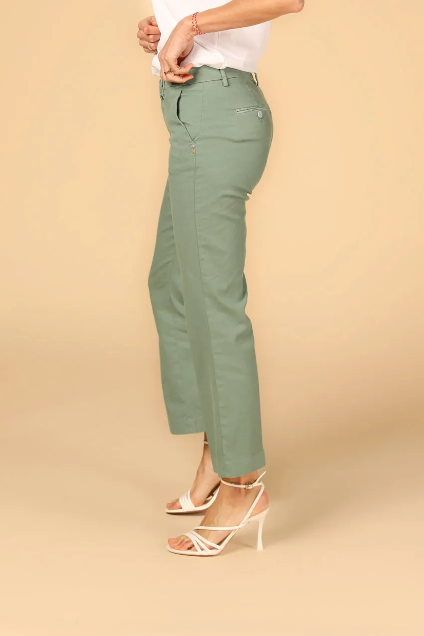 New York Trumpet women's chino pants in cotton and tencel piquet slim sold by Mason's product image thumbnail 2