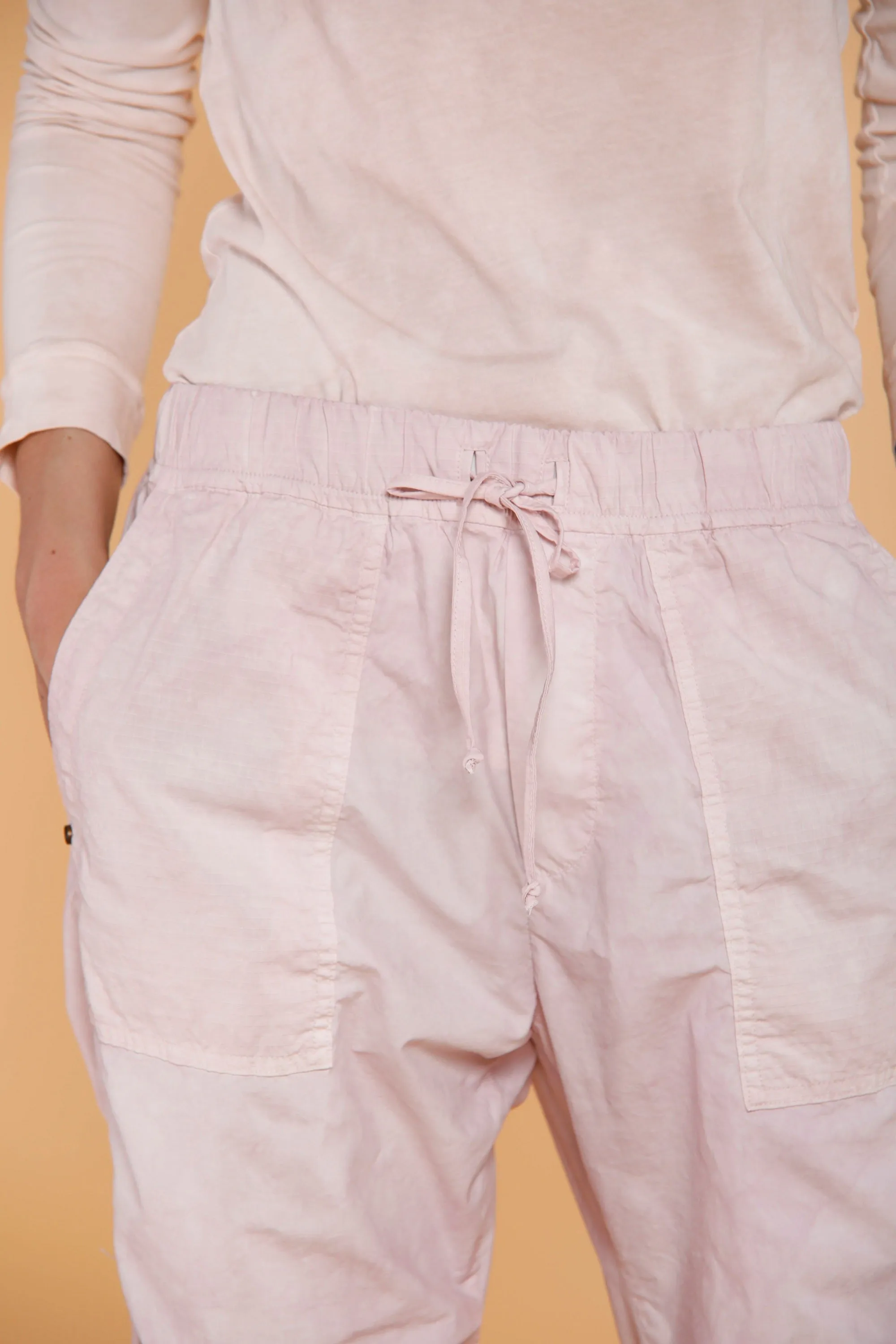 Fatigue Jogger woman chino pants in parachute canvas icon washes relaxed sold by Mason's product image thumbnail 3