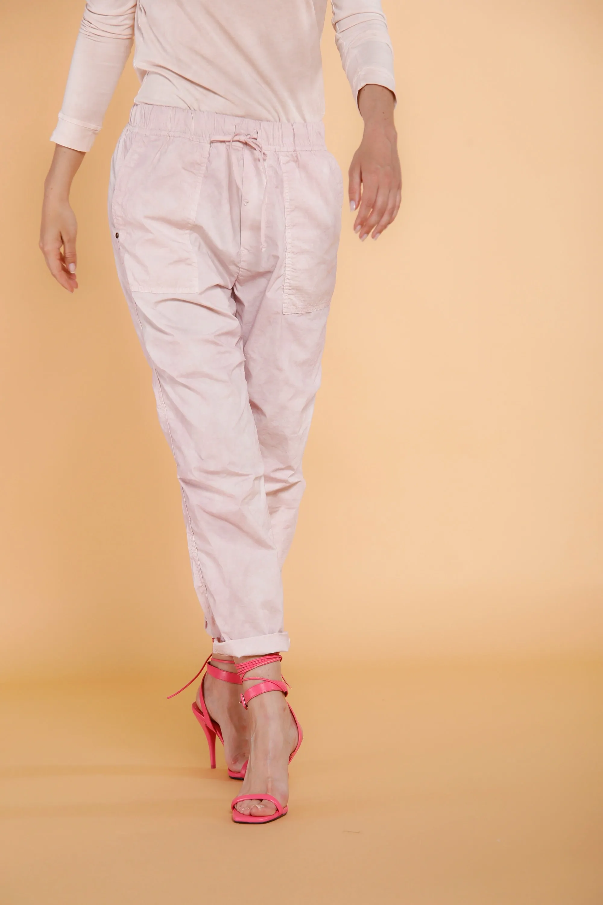 Fatigue Jogger woman chino pants in parachute canvas icon washes relaxed sold by Mason's product image thumbnail 2