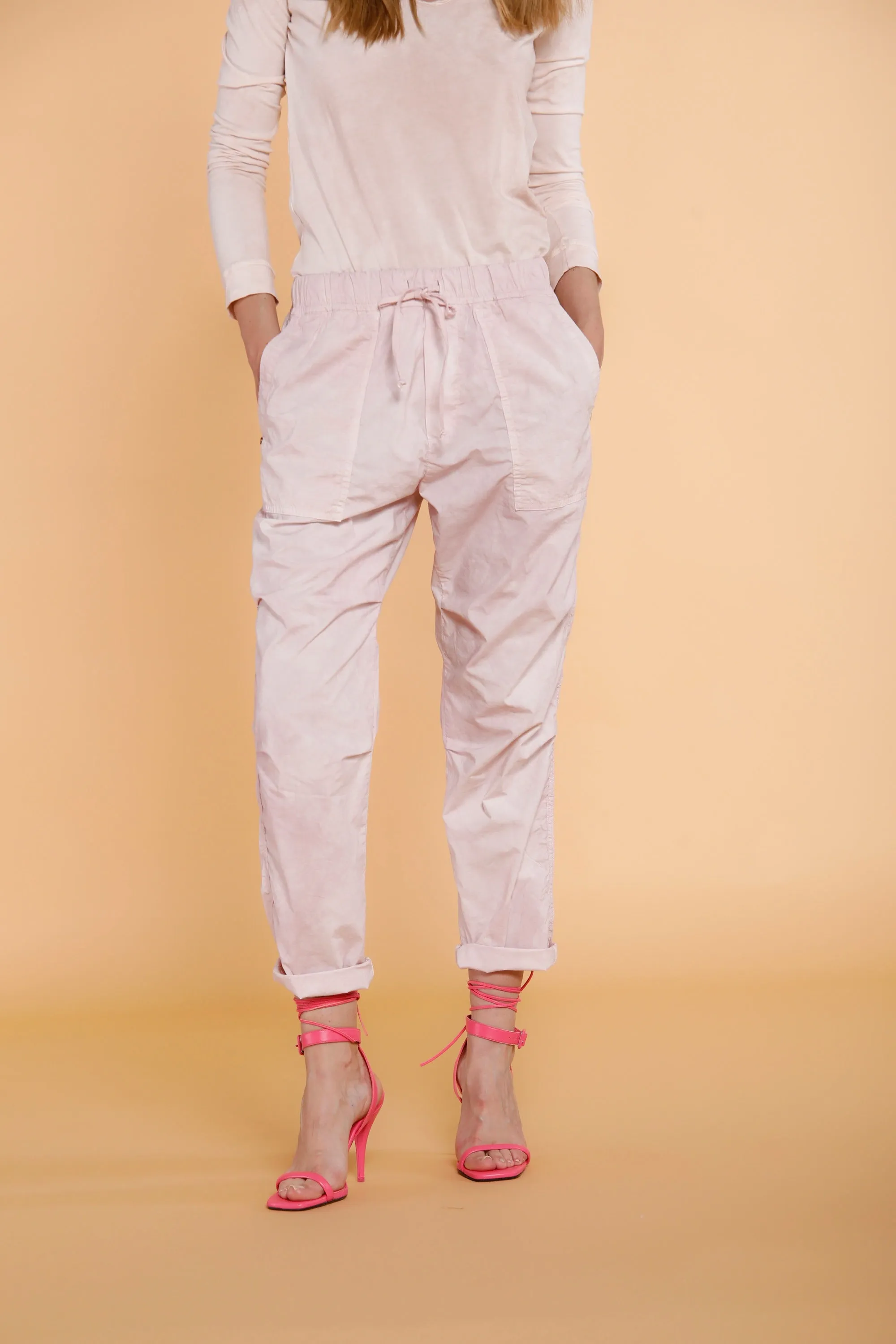 Fatigue Jogger woman chino pants in parachute canvas icon washes relaxed sold by Mason's product image thumbnail 4