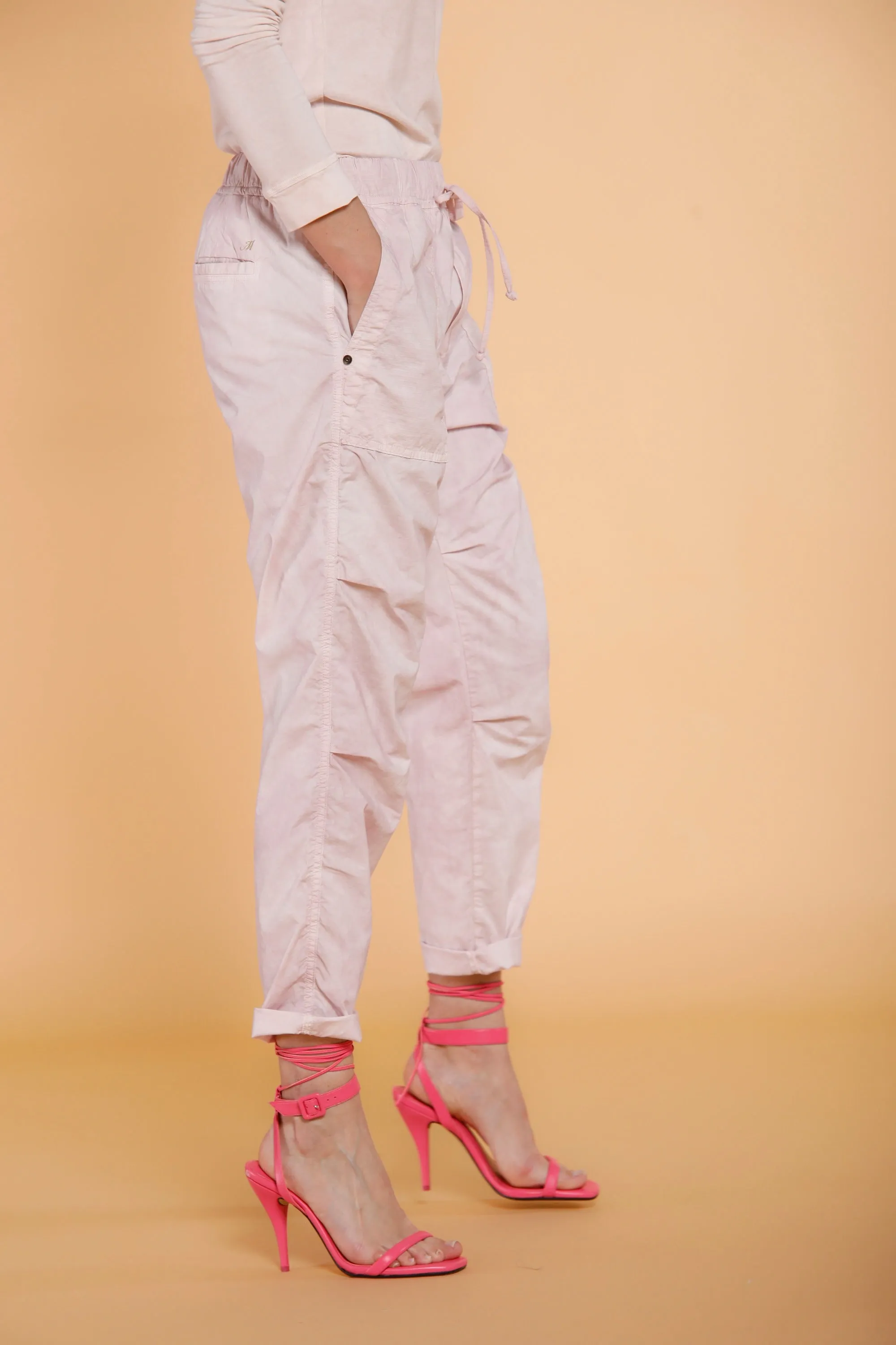 Fatigue Jogger woman chino pants in parachute canvas icon washes relaxed sold by Mason's product image thumbnail 5